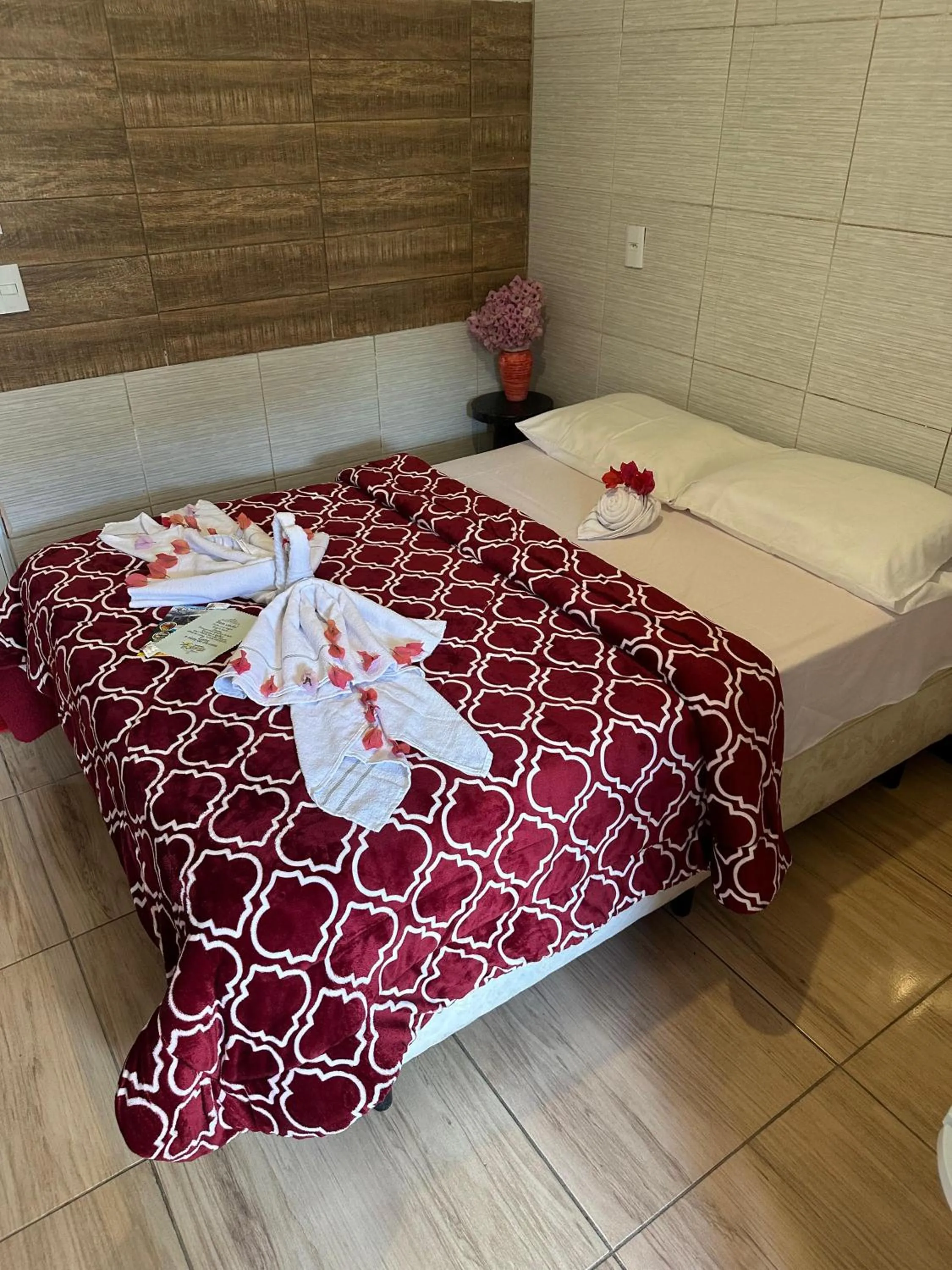 Bed in Pousada Preocupacao Zero