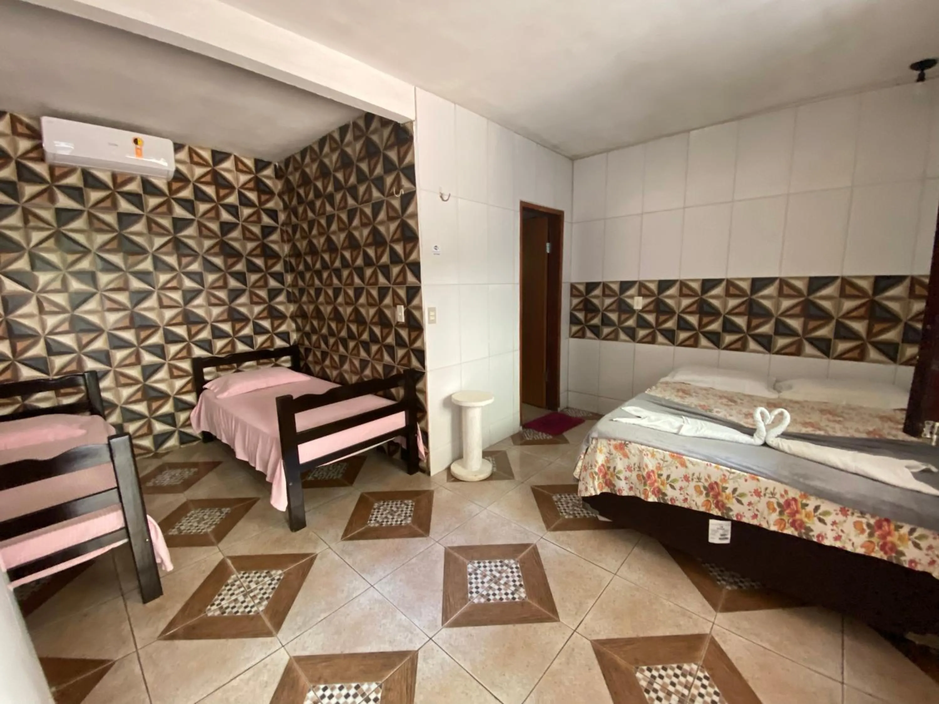 Bed in Pousada Preocupacao Zero