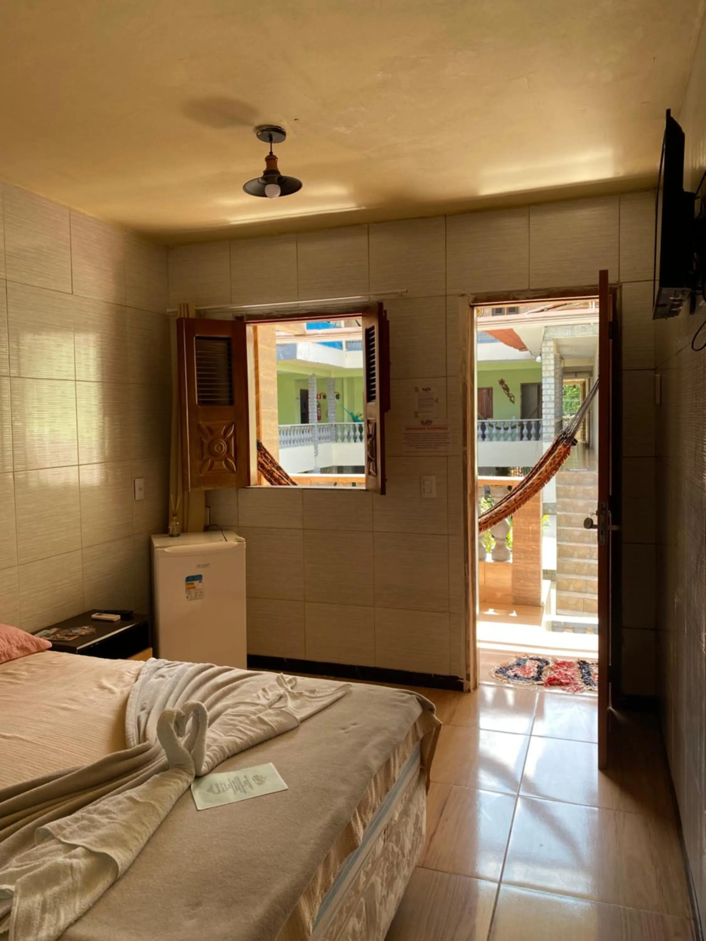 Bed in Pousada Preocupacao Zero