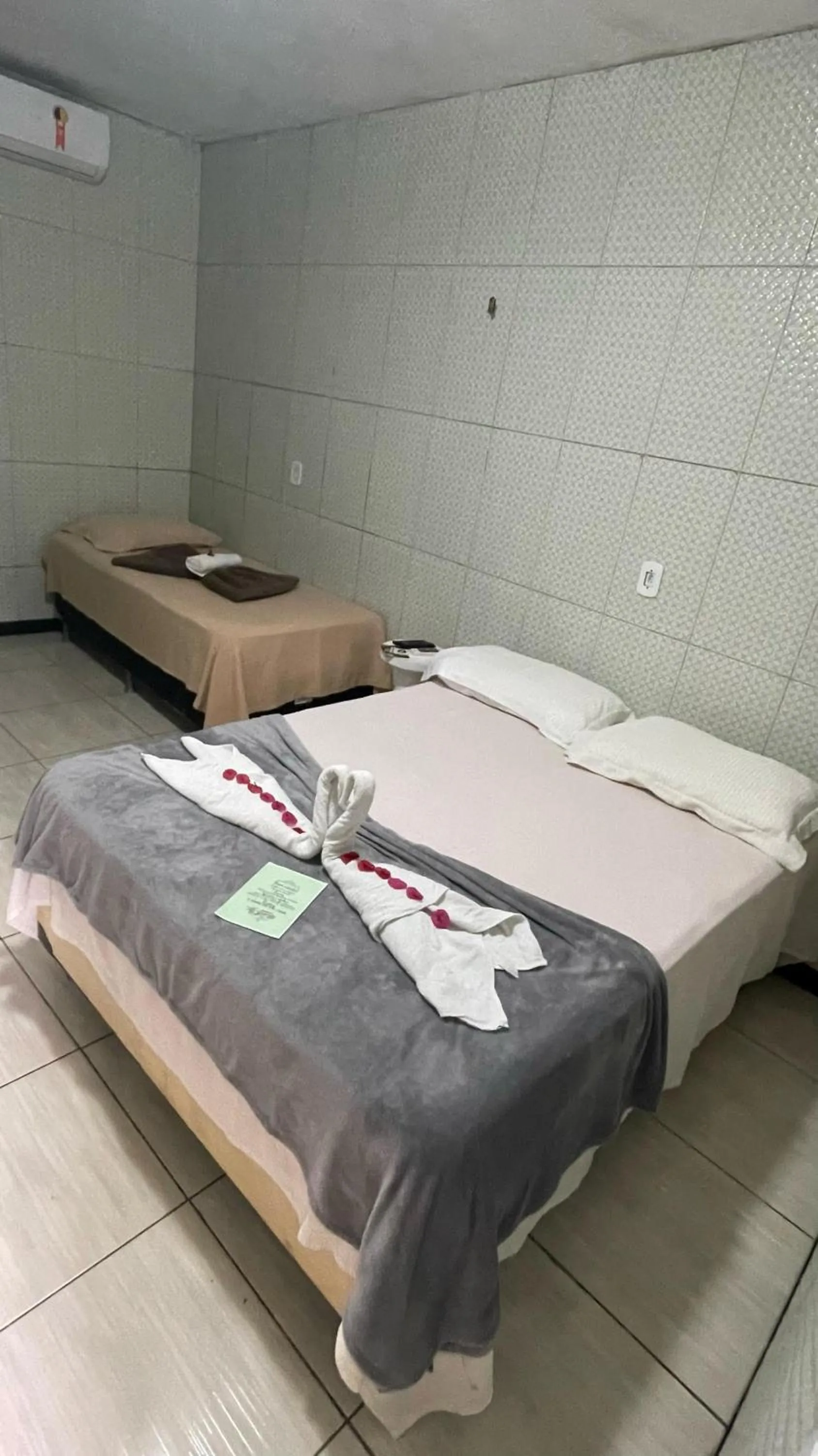 Bed in Pousada Preocupacao Zero