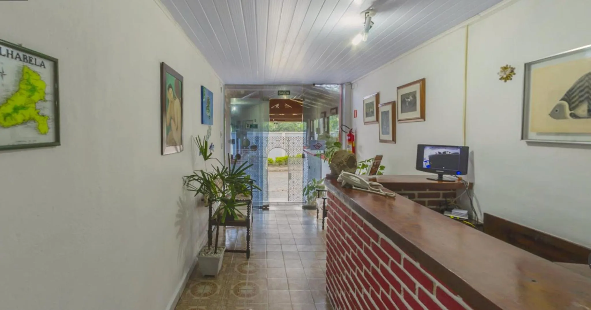 Lobby or reception in Pousada Chale Suísso