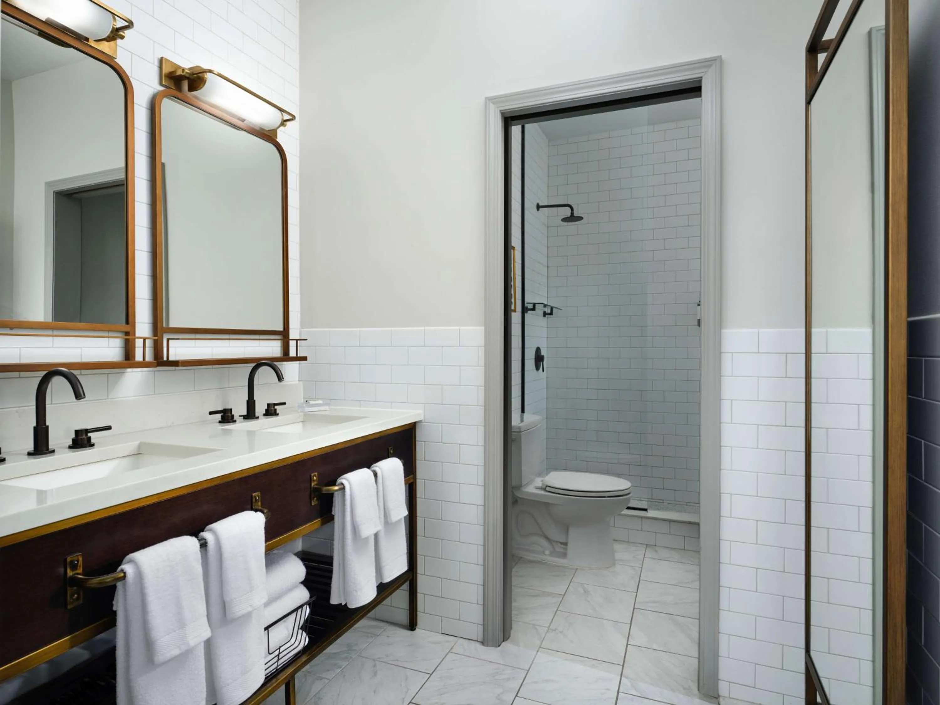 Bathroom in Hotel Phillips Kansas City, Curio Collection By Hilton