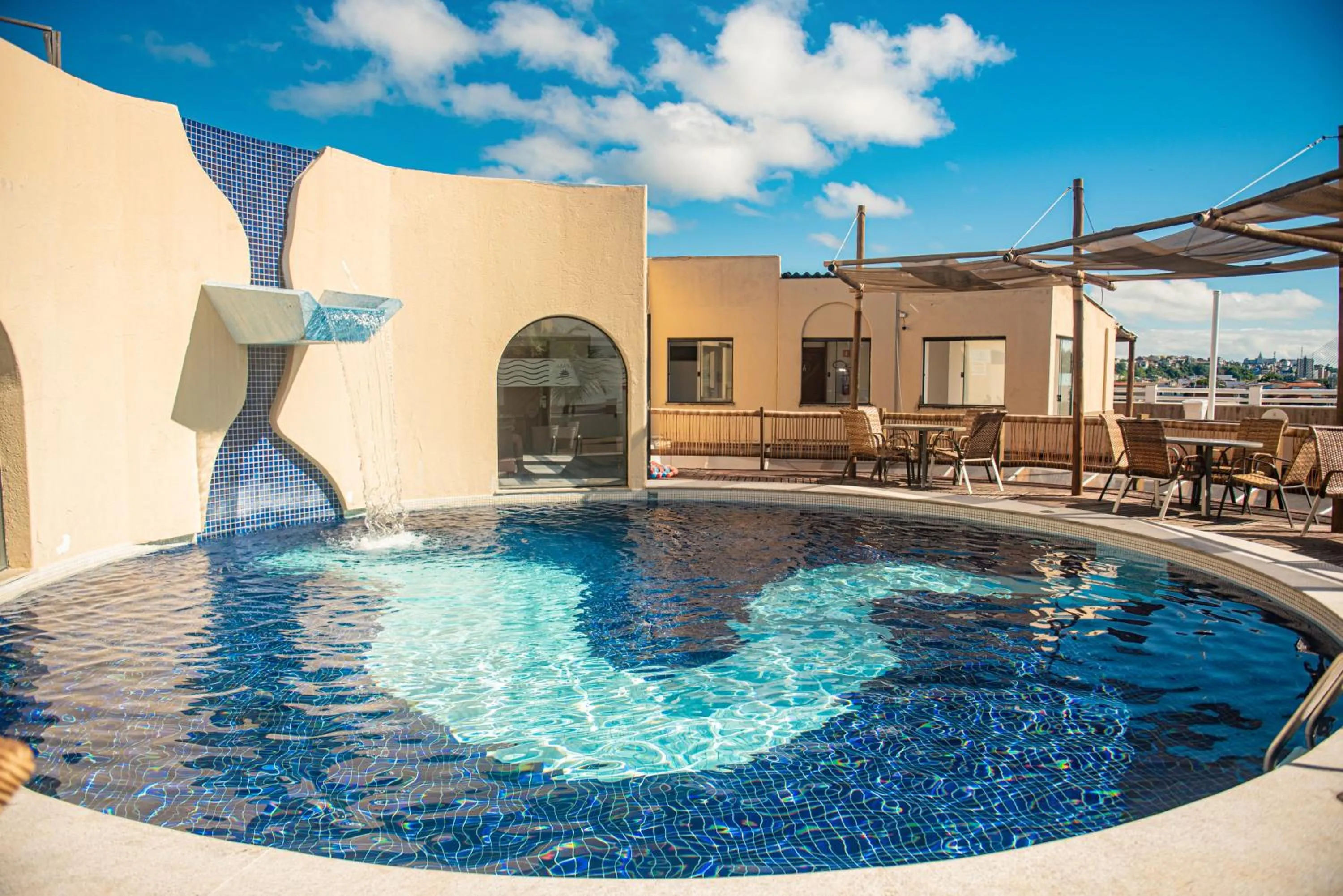 Pool view in Opaba Praia Hotel