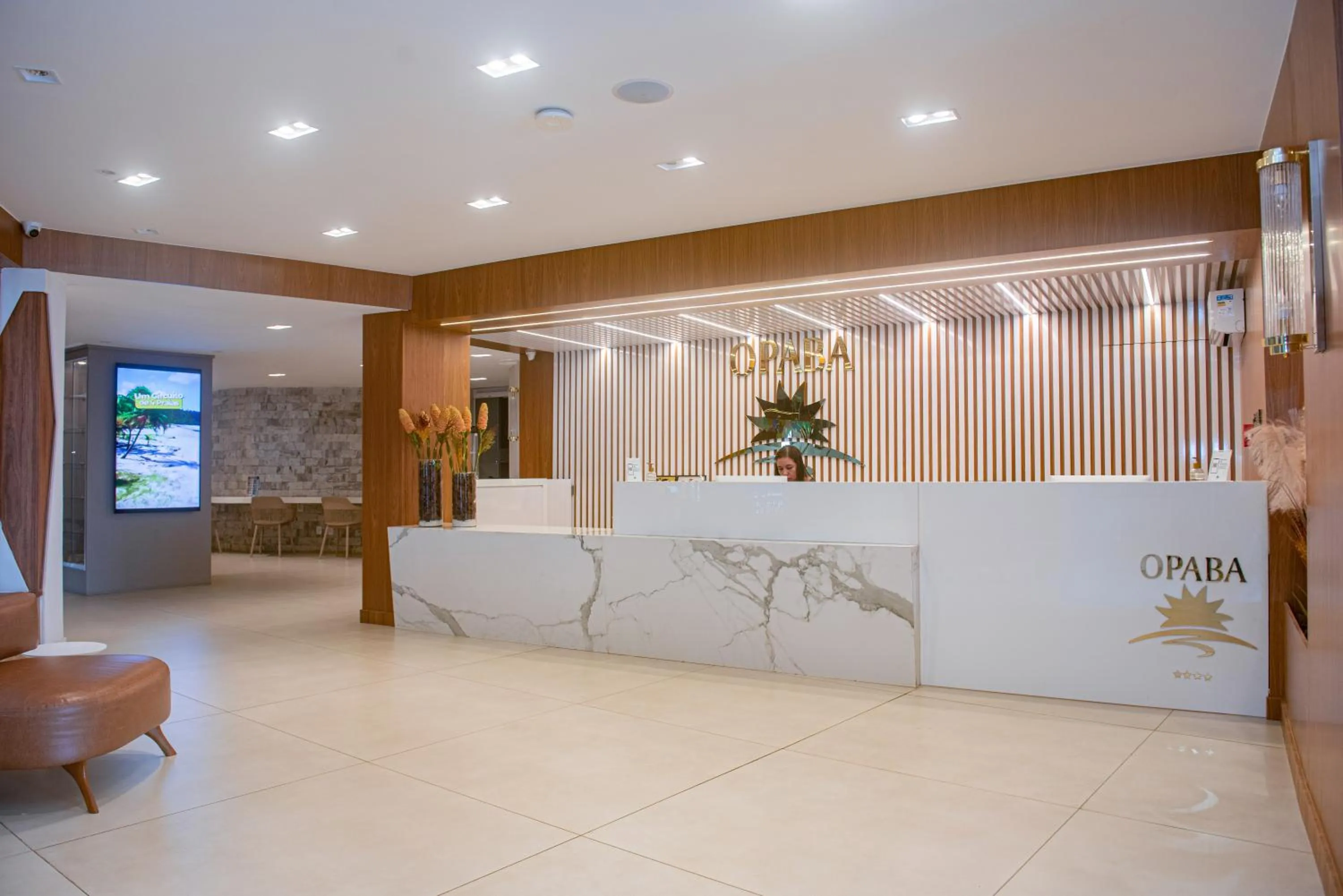 Lobby or reception in Opaba Praia Hotel