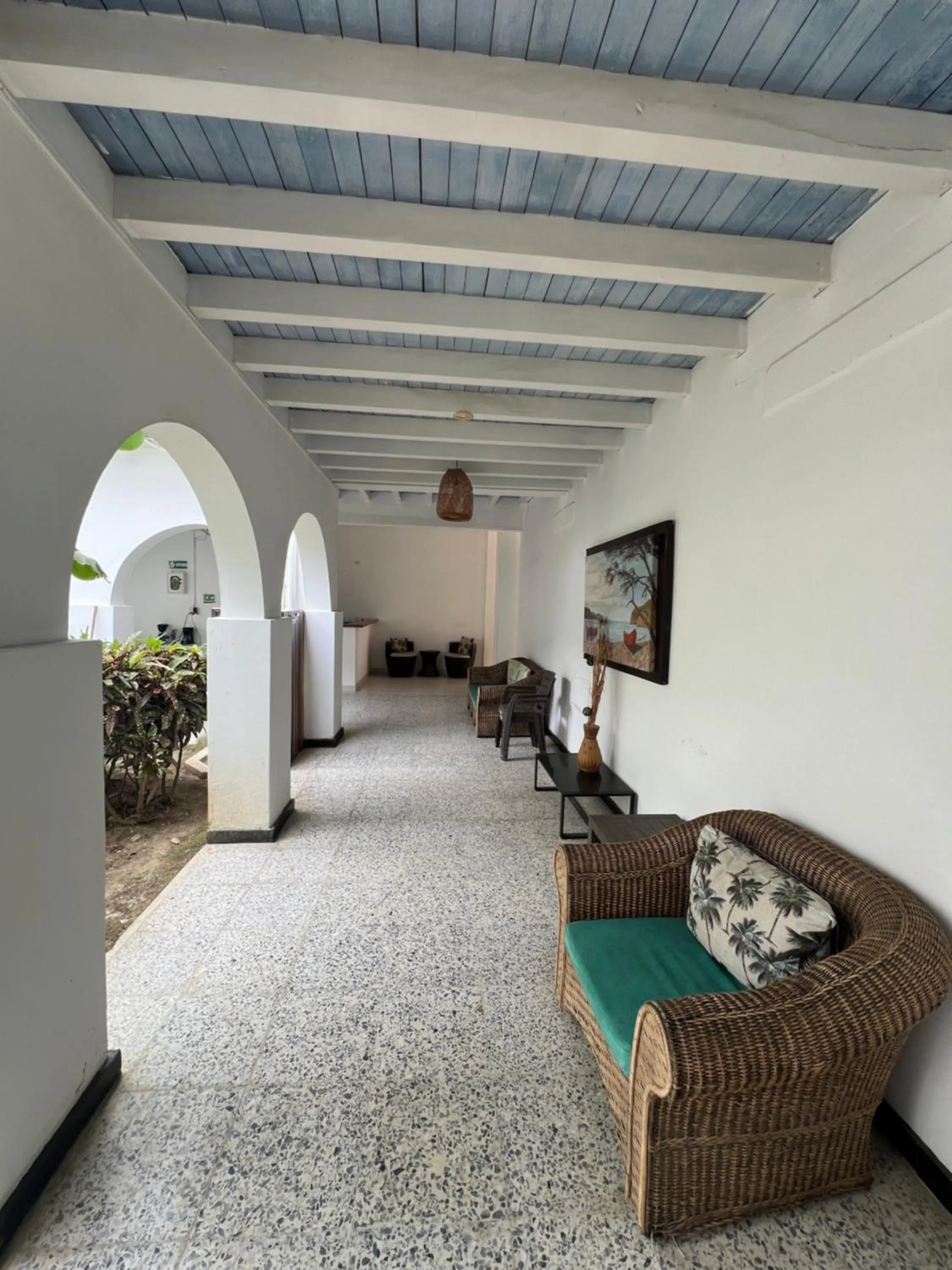 Property building in La Ballena Azul Hotel