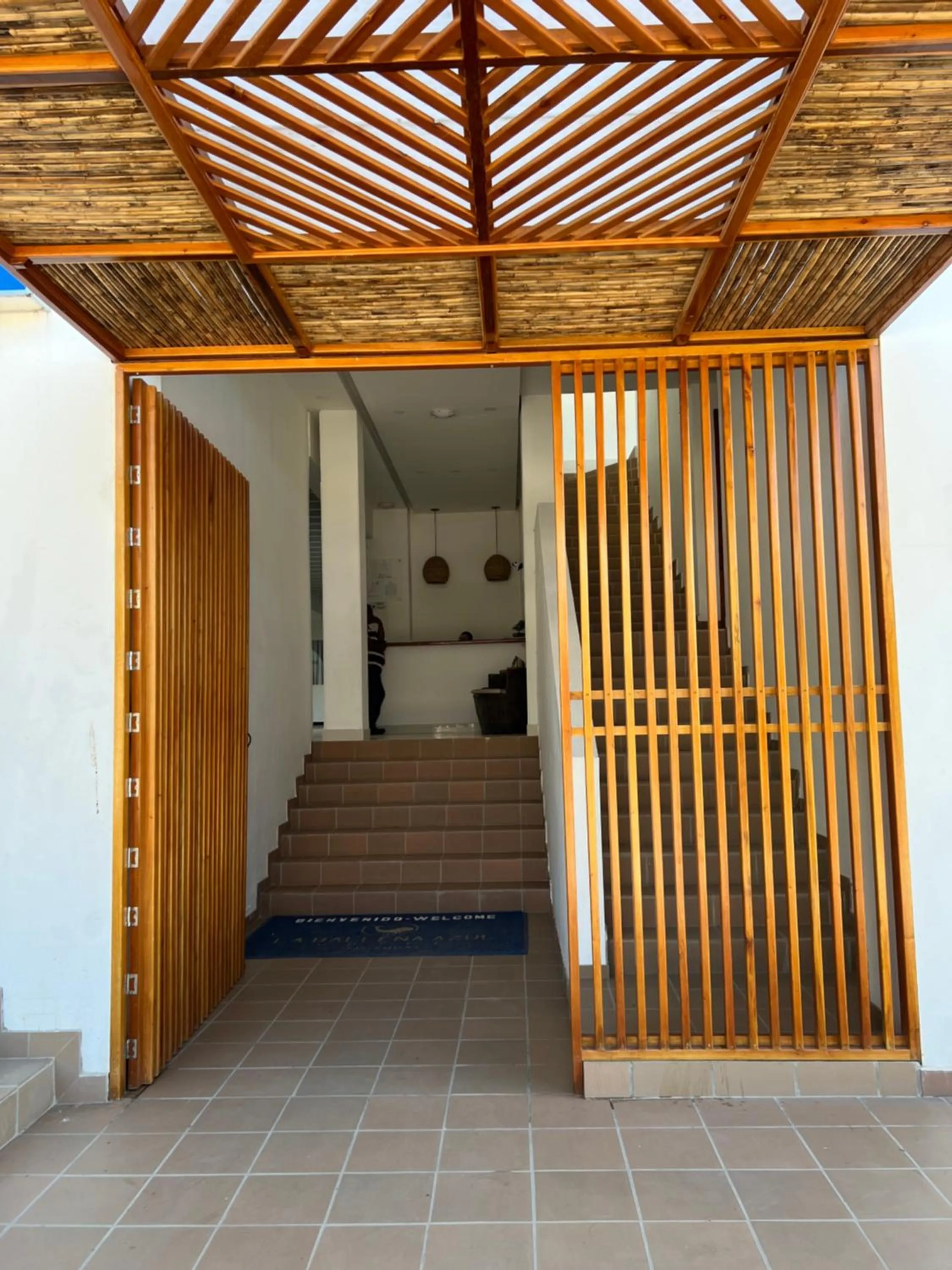 Property building in La Ballena Azul Hotel