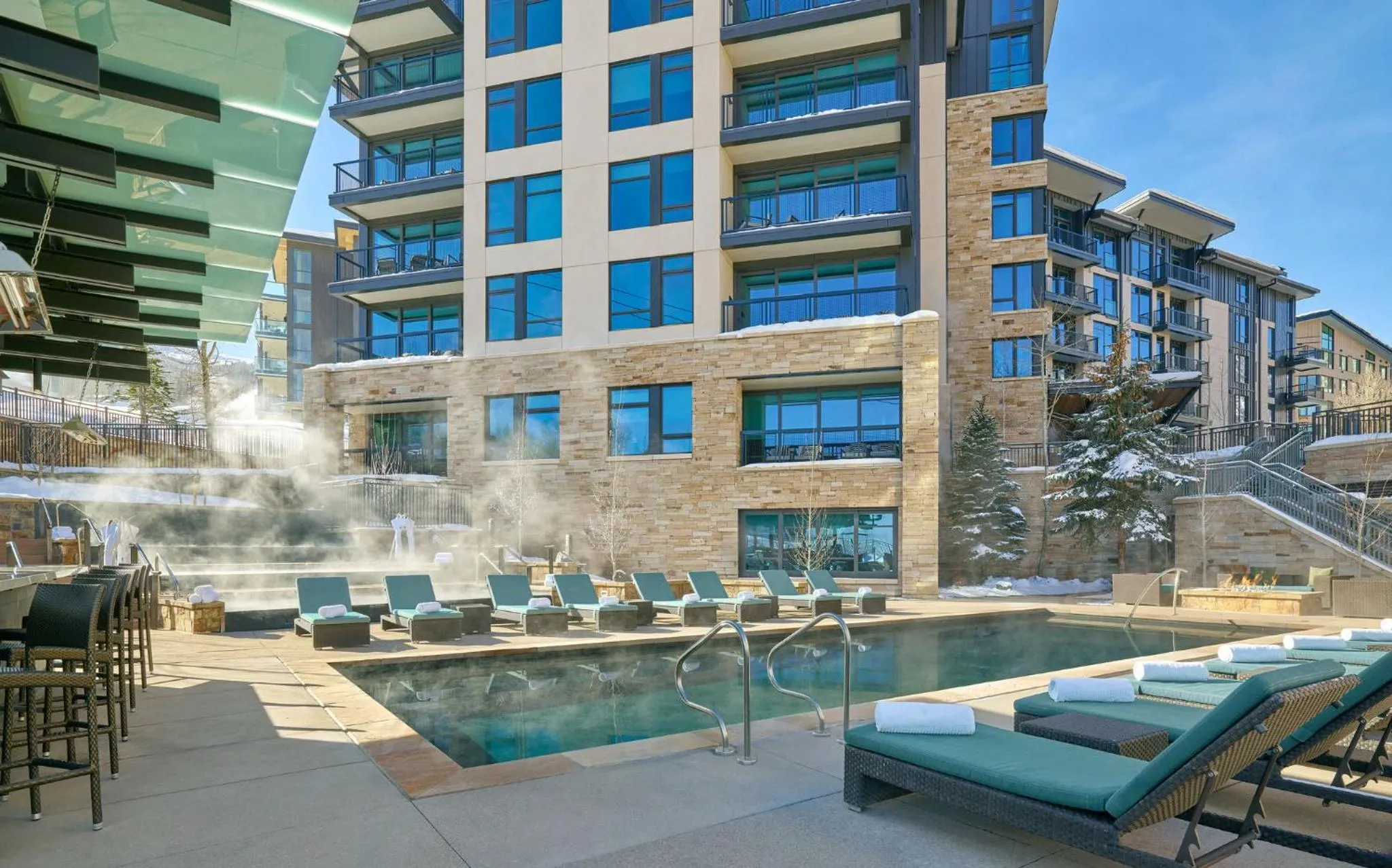 Swimming pool in Viceroy Snowmass