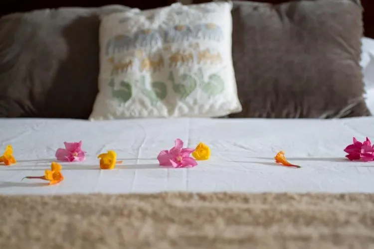 Bed in Sea Mountain Nude Resort & Spa Hotel - Adults Only