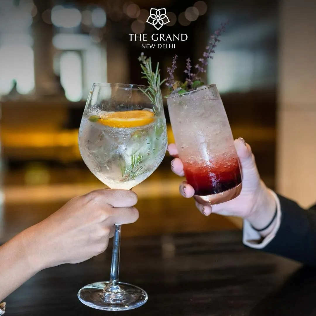 Lounge or bar in The Grand New Delhi