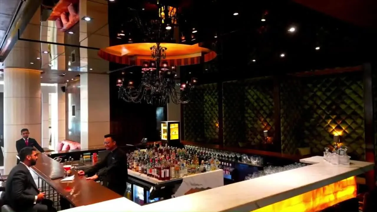 Lounge or bar in The Grand New Delhi