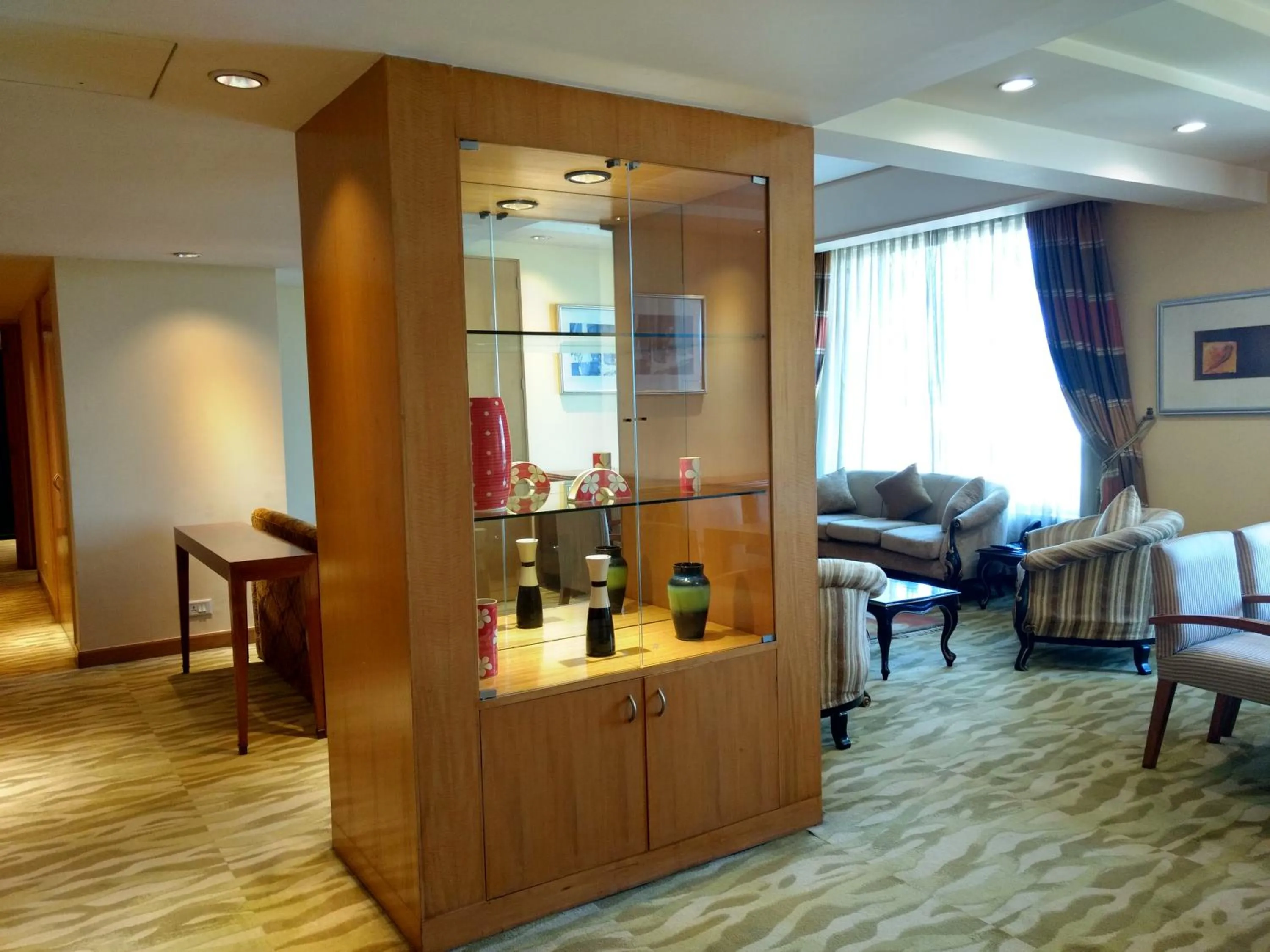 Living room in The Grand New Delhi