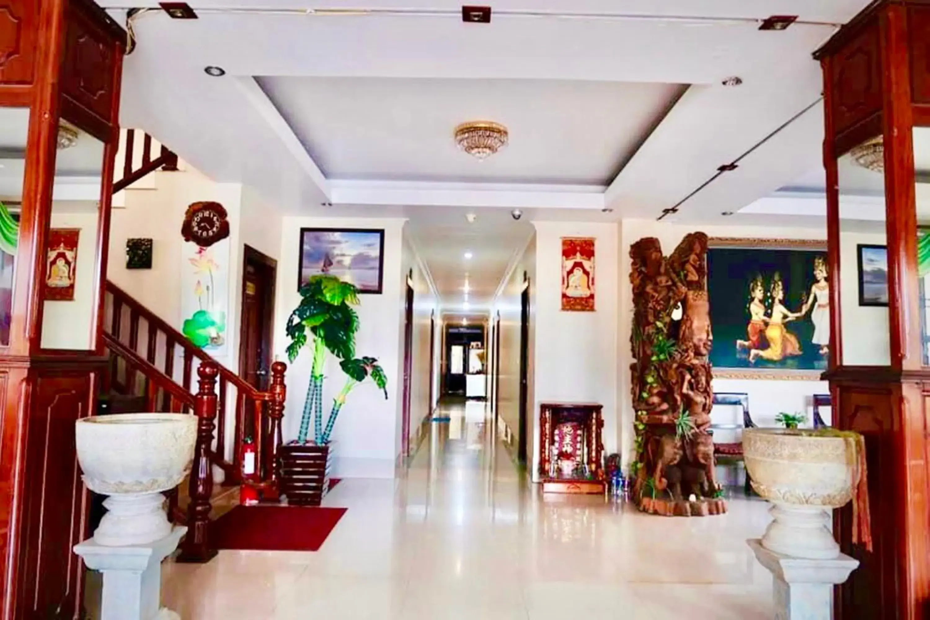 Lobby or reception in Siem Reap Riverside Hotel Lobby or reception in Siem Reap Riverside Hotel