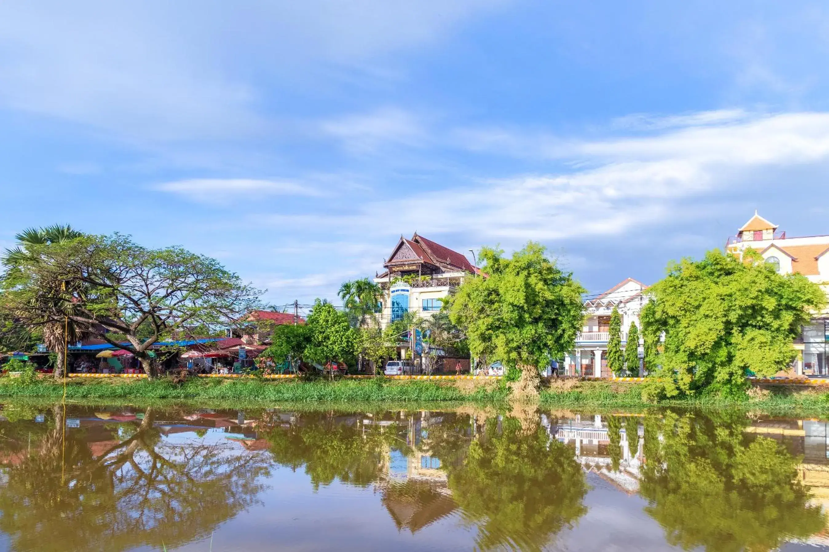 River view in Siem Reap Riverside Hotel River view in Siem Reap Riverside Hotel