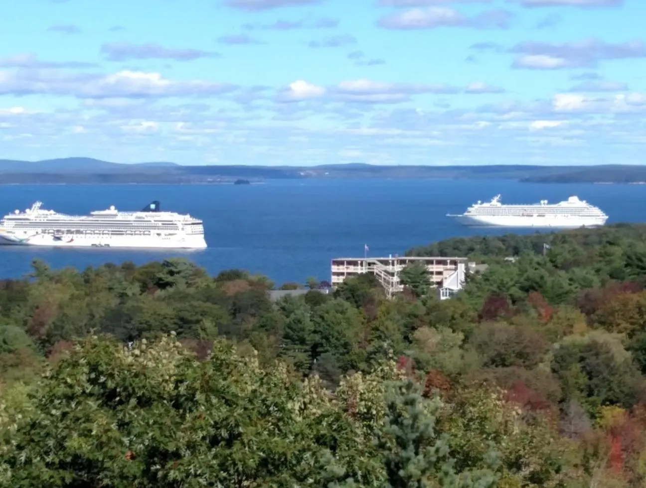 Bird's eye view in Atlantic Eyrie Lodge