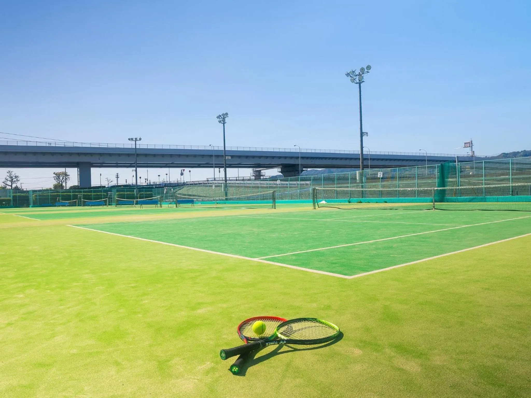 Tennis court in CHRES
