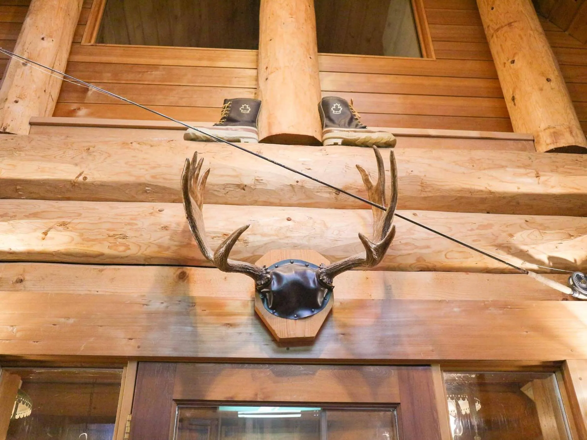 Lobby or reception in Canadian Loghouse Inn AzuminoYujin