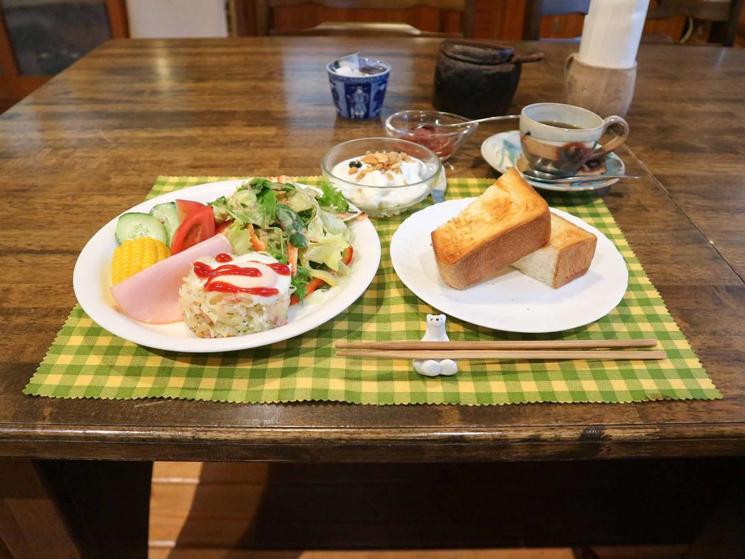 Breakfast in Canadian Loghouse Inn AzuminoYujin