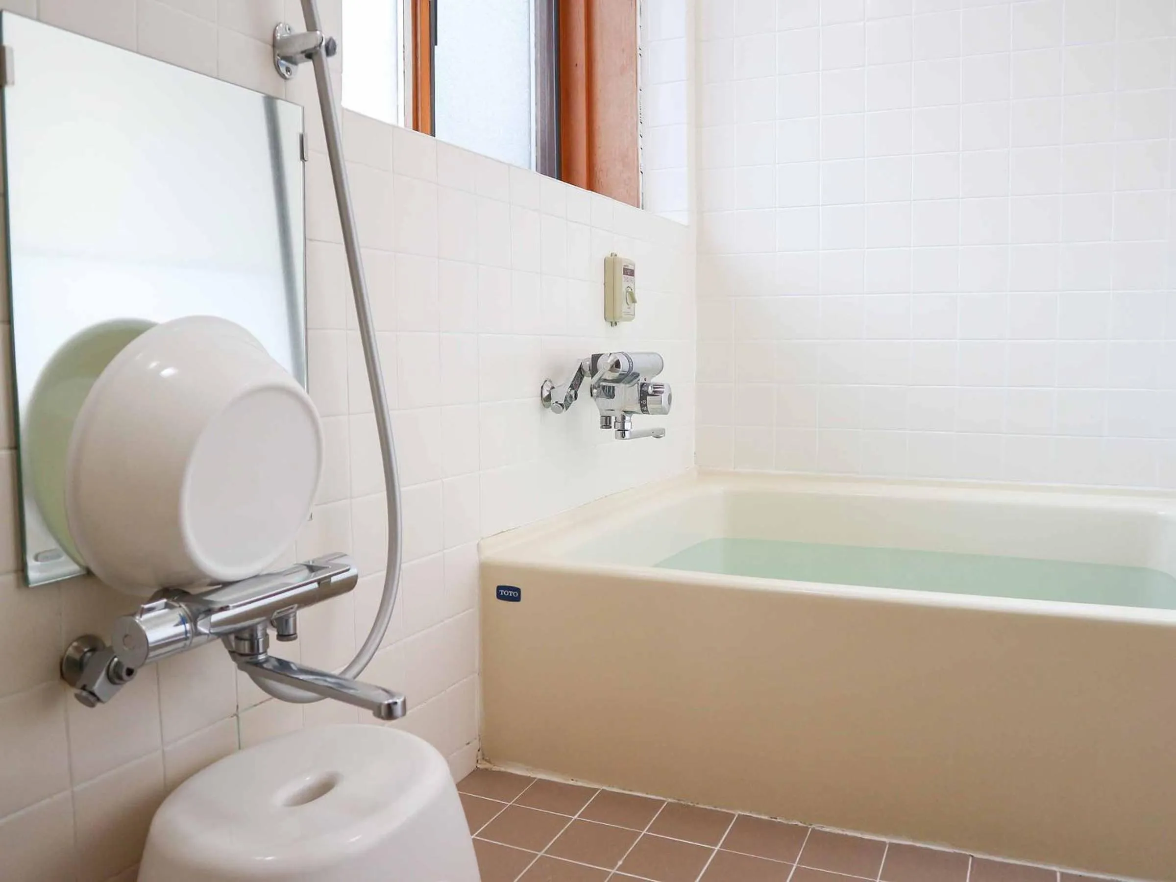 Hot Tub in Canadian Loghouse Inn AzuminoYujin