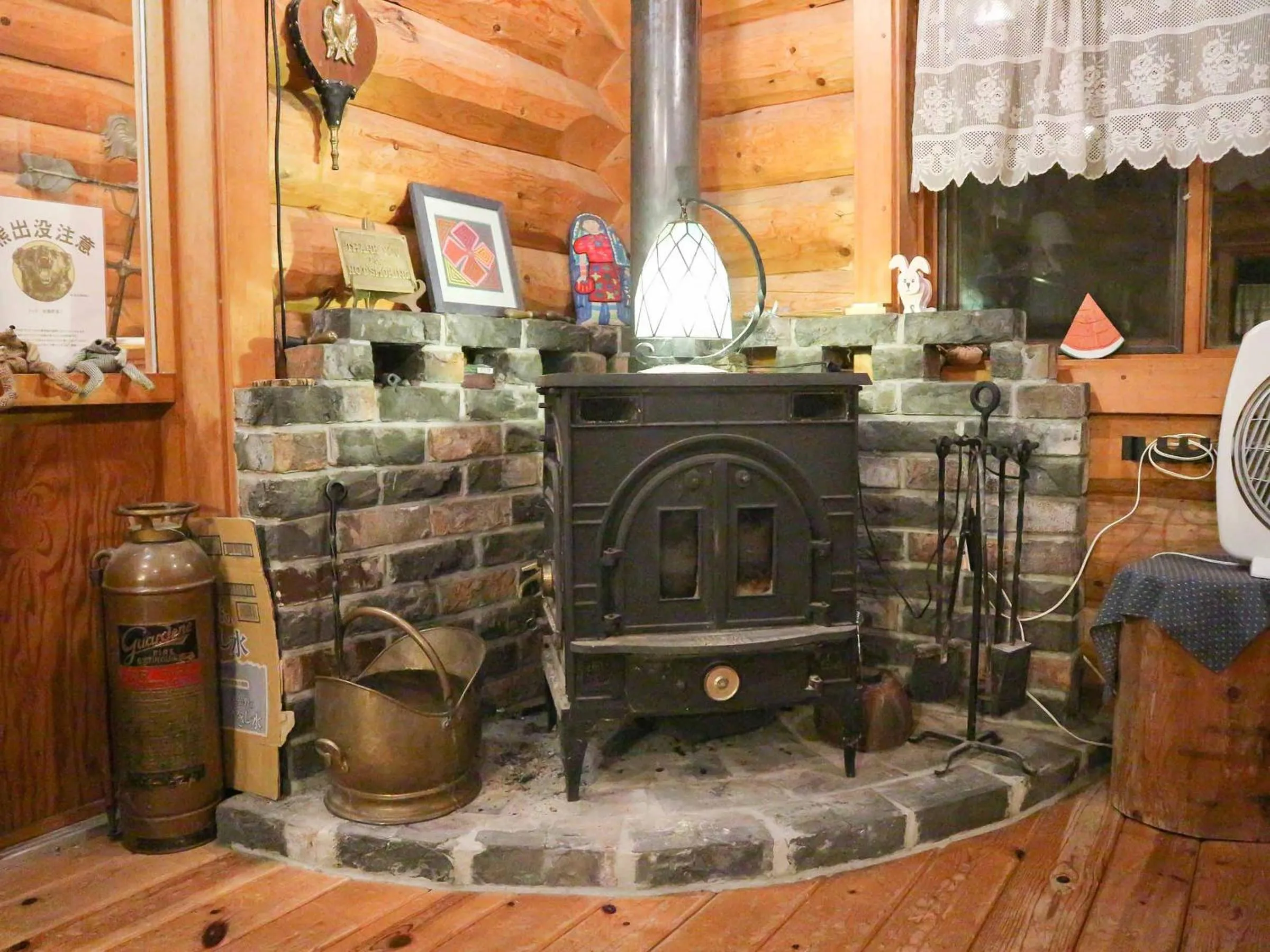 Lobby or reception in Canadian Loghouse Inn AzuminoYujin