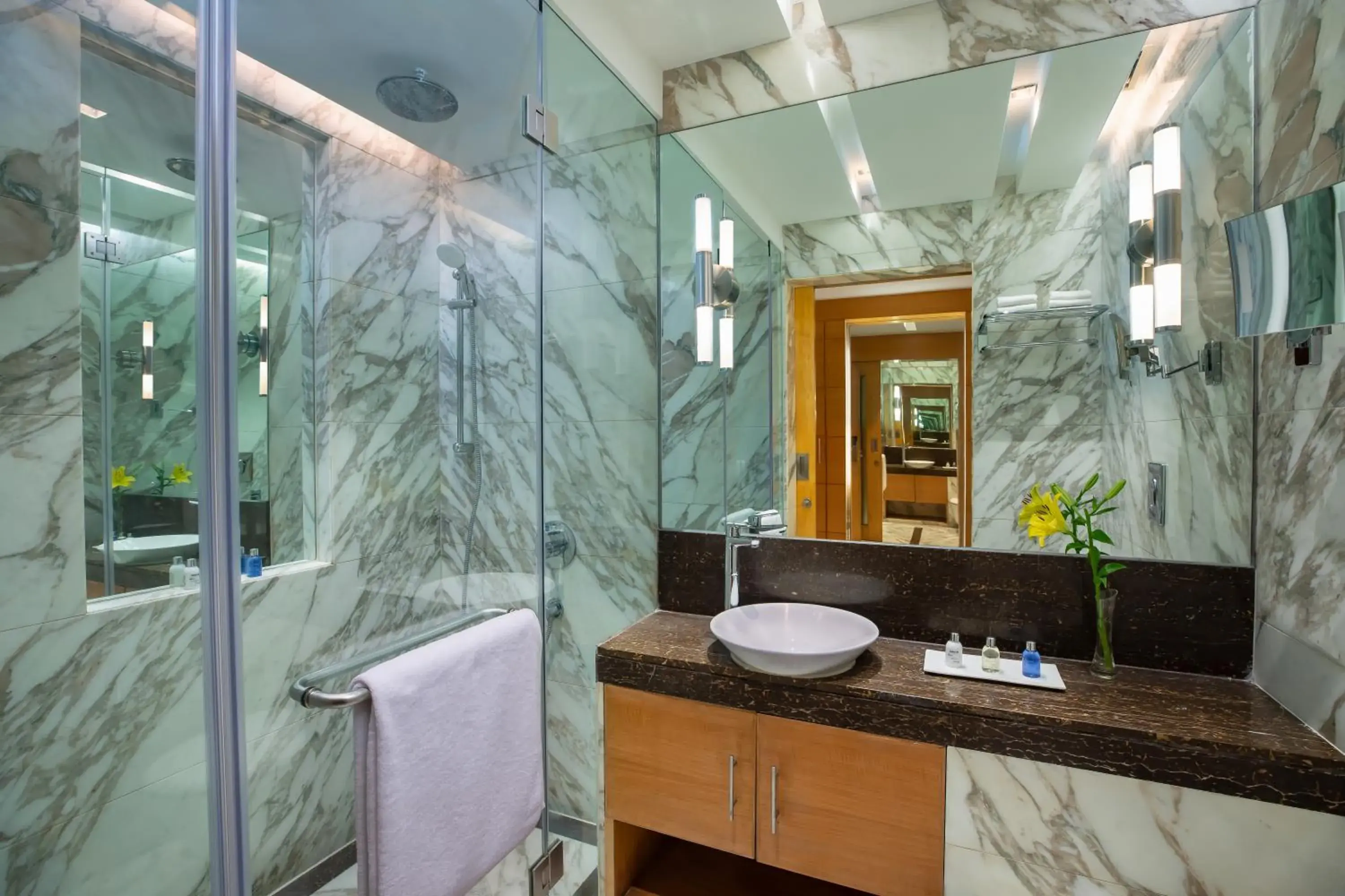 Bathroom in Radisson Blu Marina Hotel Connaught Place Bathroom in Radisson Blu Marina Hotel Connaught Place