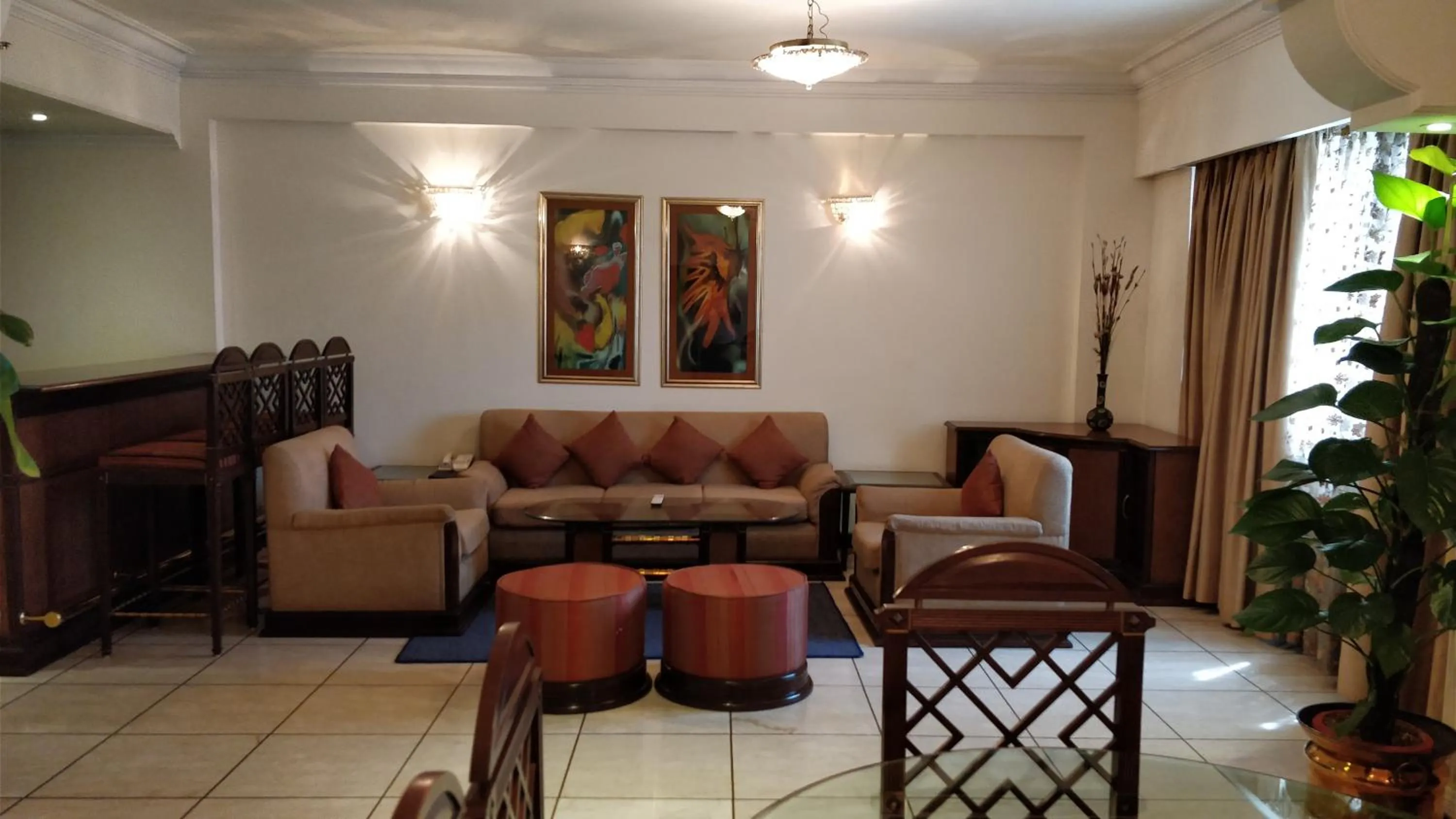 Living room in The Suryaa New Delhi