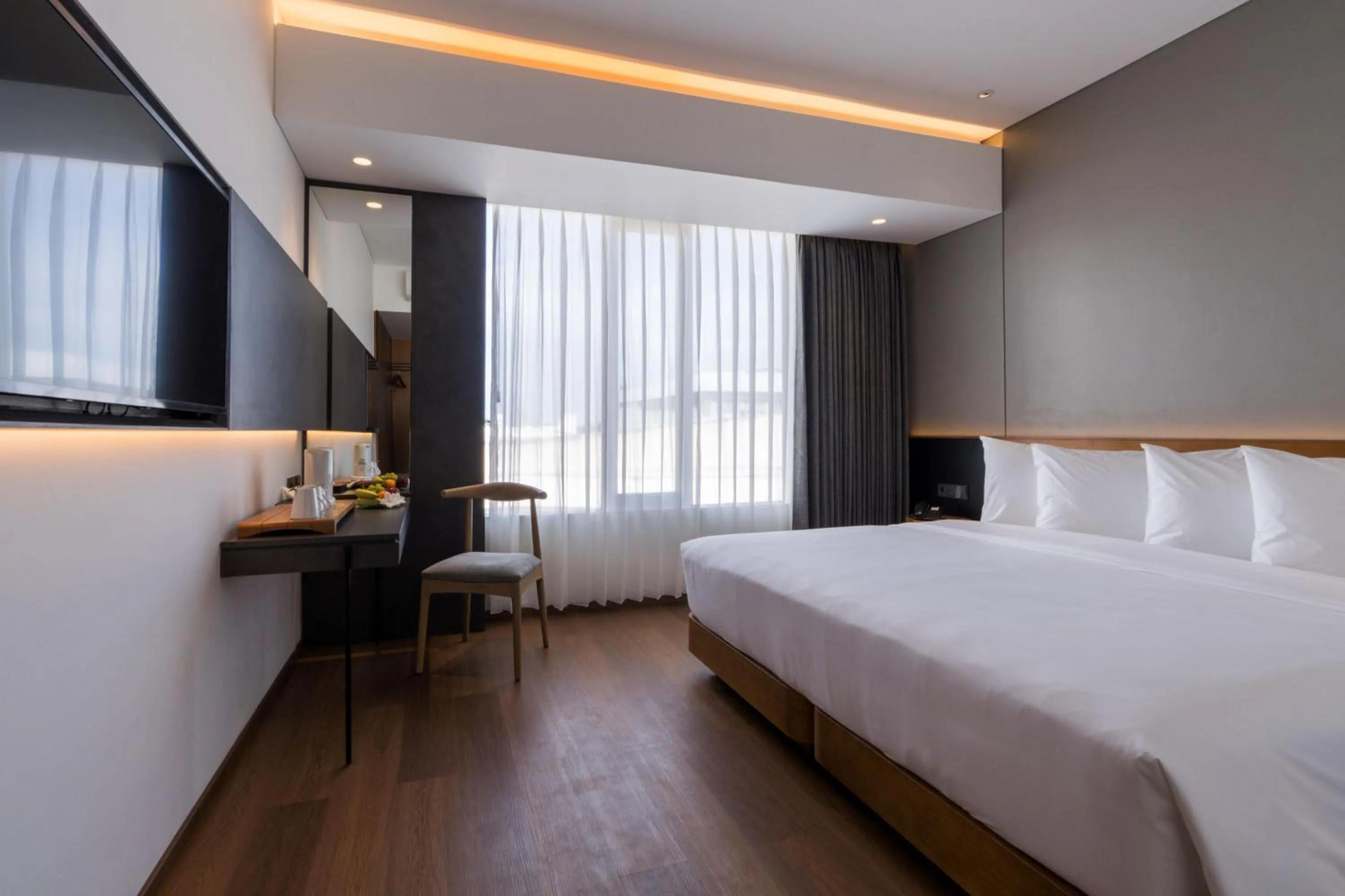 Bedroom, Bed in Hotel Santika Bangka