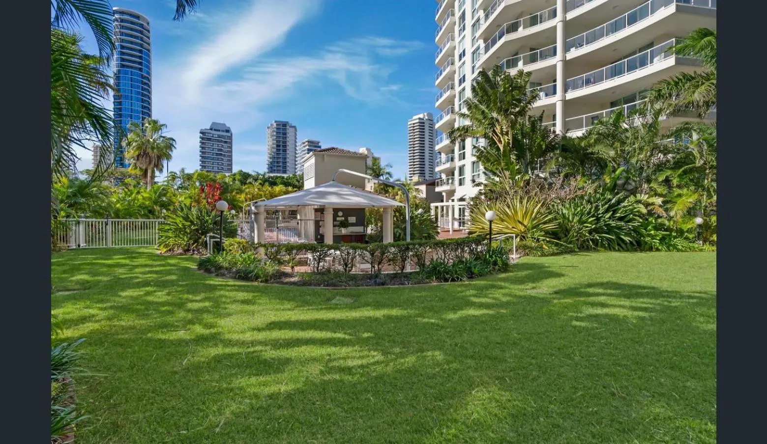 Garden in The Crest Apartments
