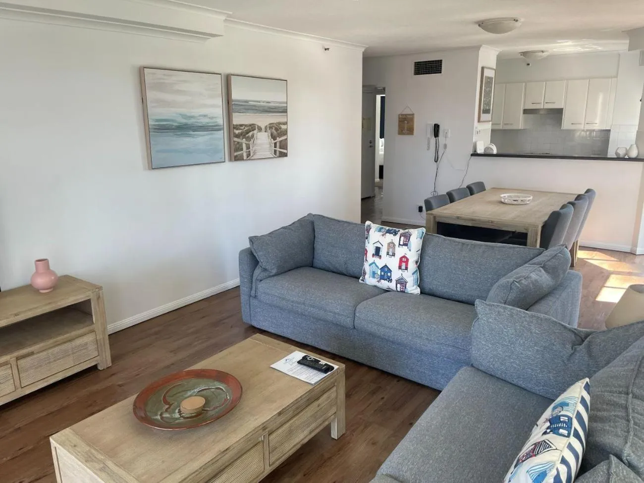 Living room in The Crest Apartments - Main Beach