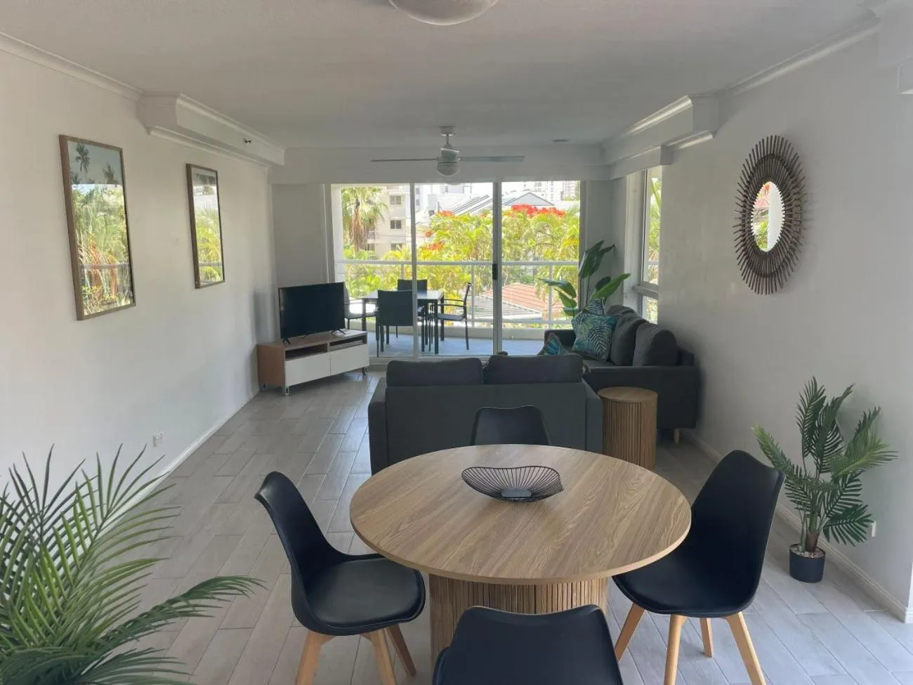 Living room in The Crest Apartments - Main Beach