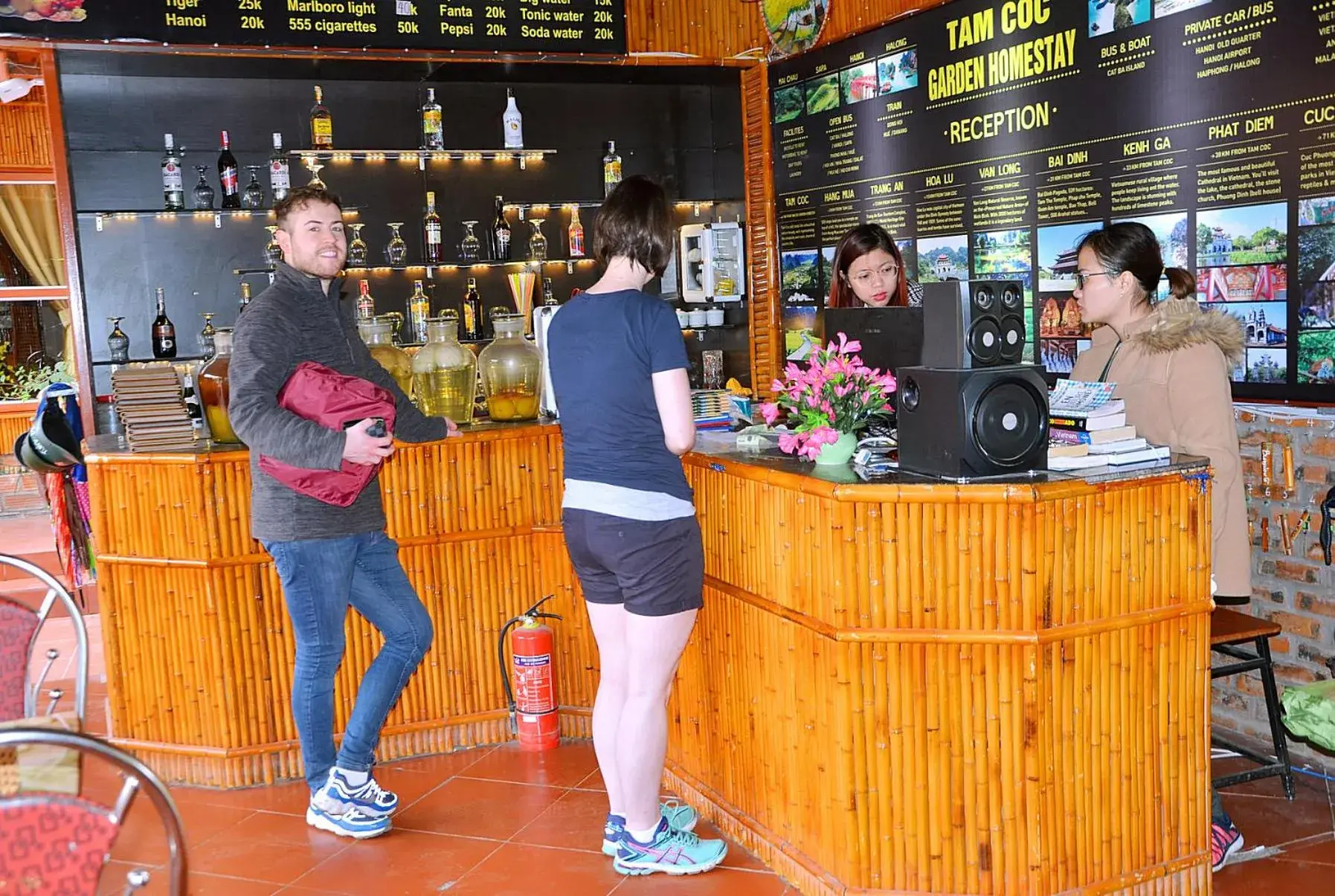 Lobby or reception in Tam Coc Garden Homestay Lobby or reception in Tam Coc Garden Homestay