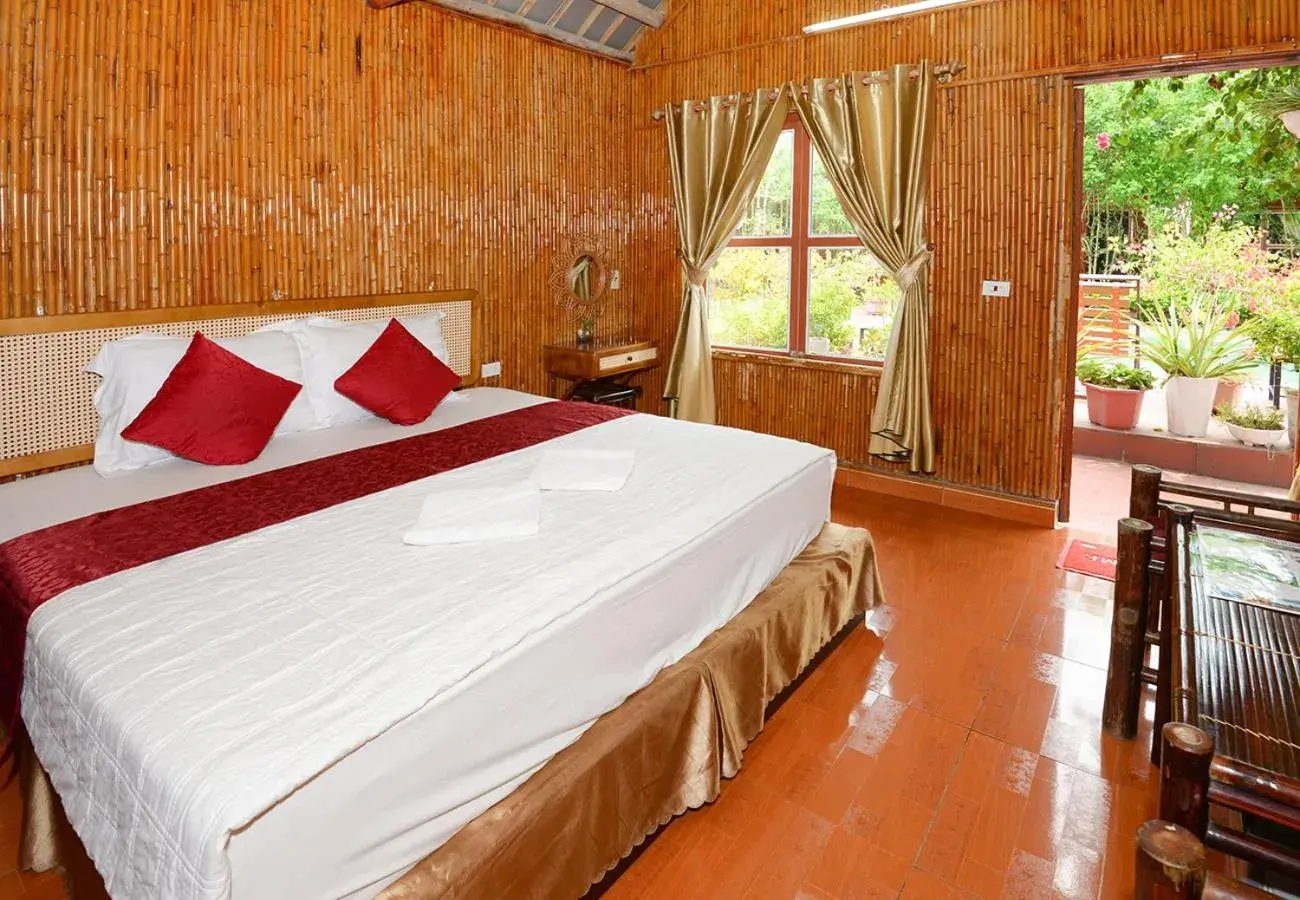 Bed in Tam Coc Garden Homestay Bed in Tam Coc Garden Homestay