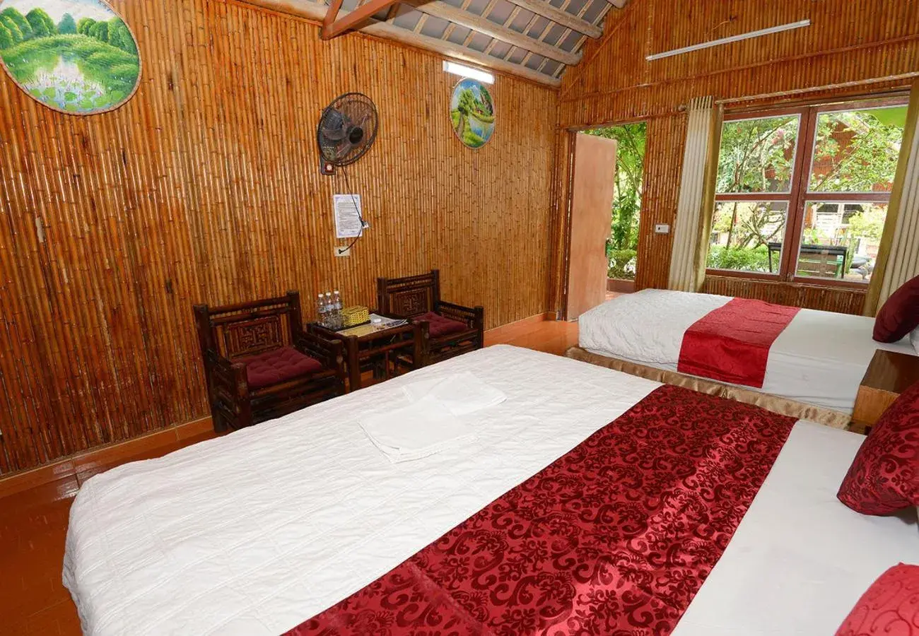 Bed in Tam Coc Garden Homestay Bed in Tam Coc Garden Homestay