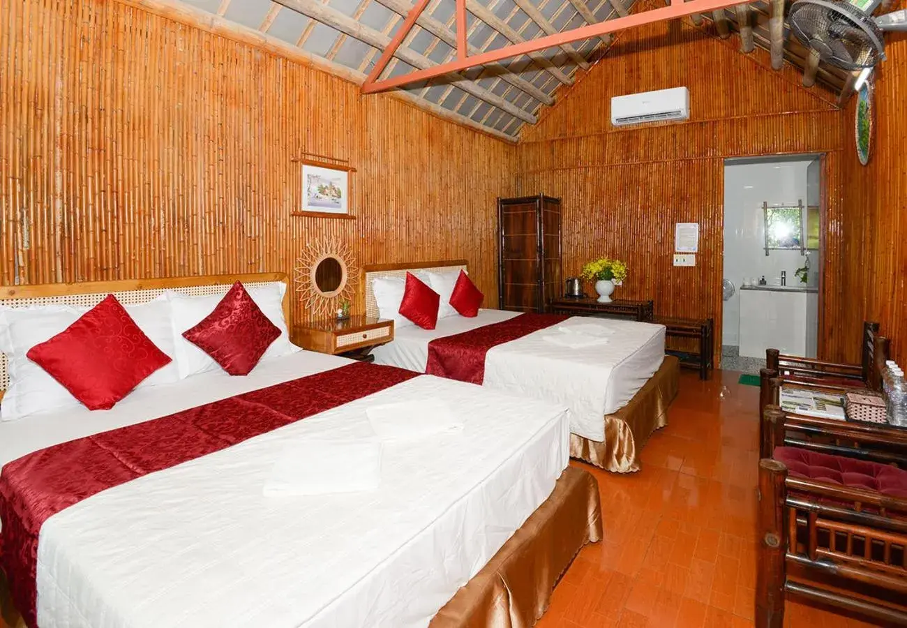 Bed in Tam Coc Garden Homestay Bed in Tam Coc Garden Homestay