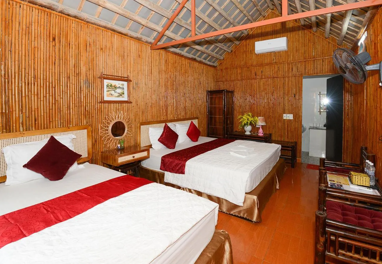 Bed in Tam Coc Garden Homestay