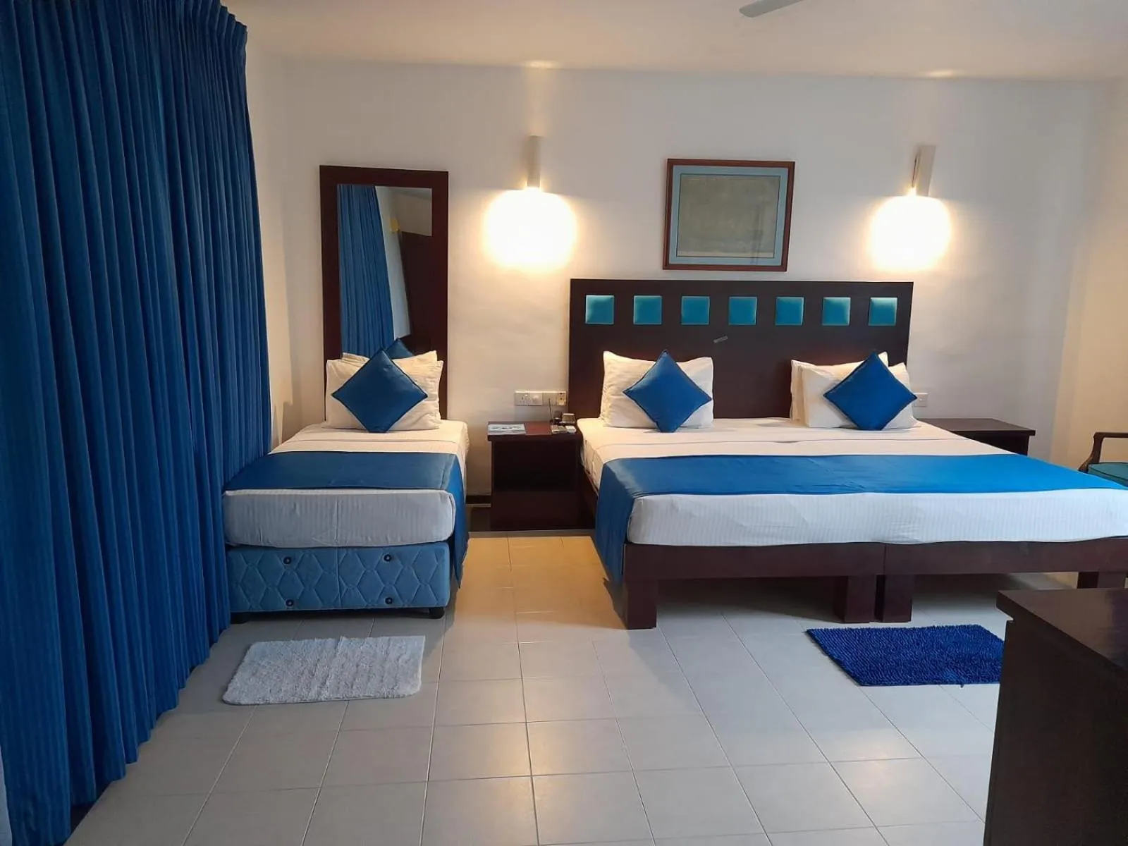 Bedroom, Bed in Pigeon Island Beach Resort