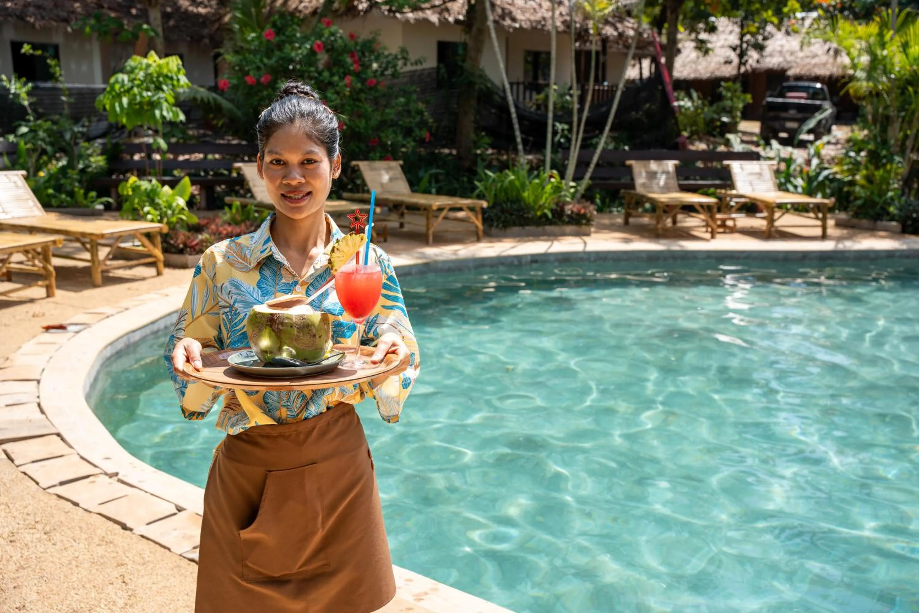 Swimming pool in Relax Bay Beach Resort
