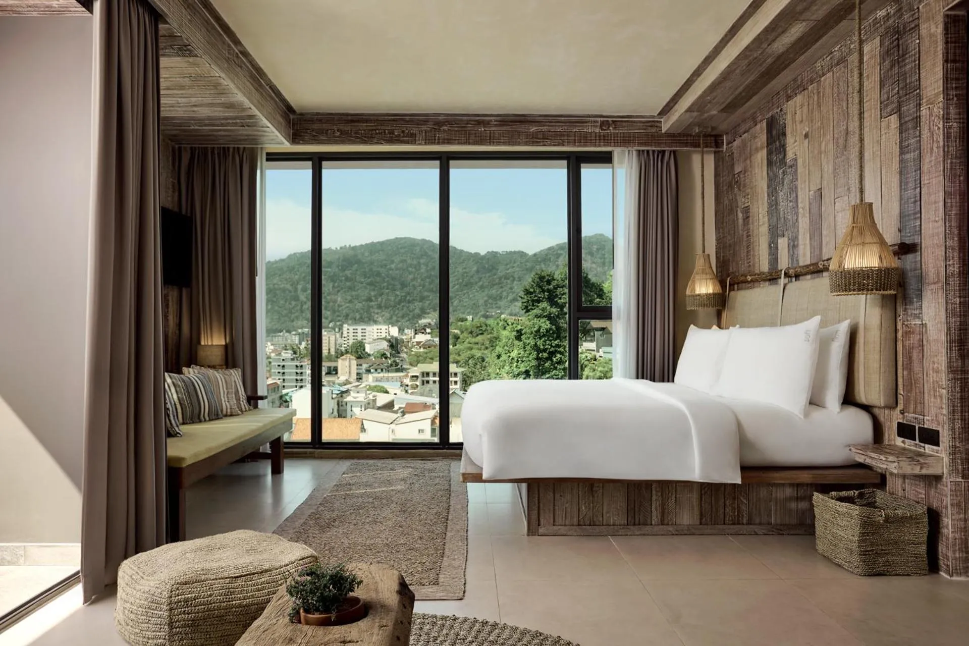 View (from property/room), Bed in Dinso Resort & Villas Phuket, Vignette Collection by IHG