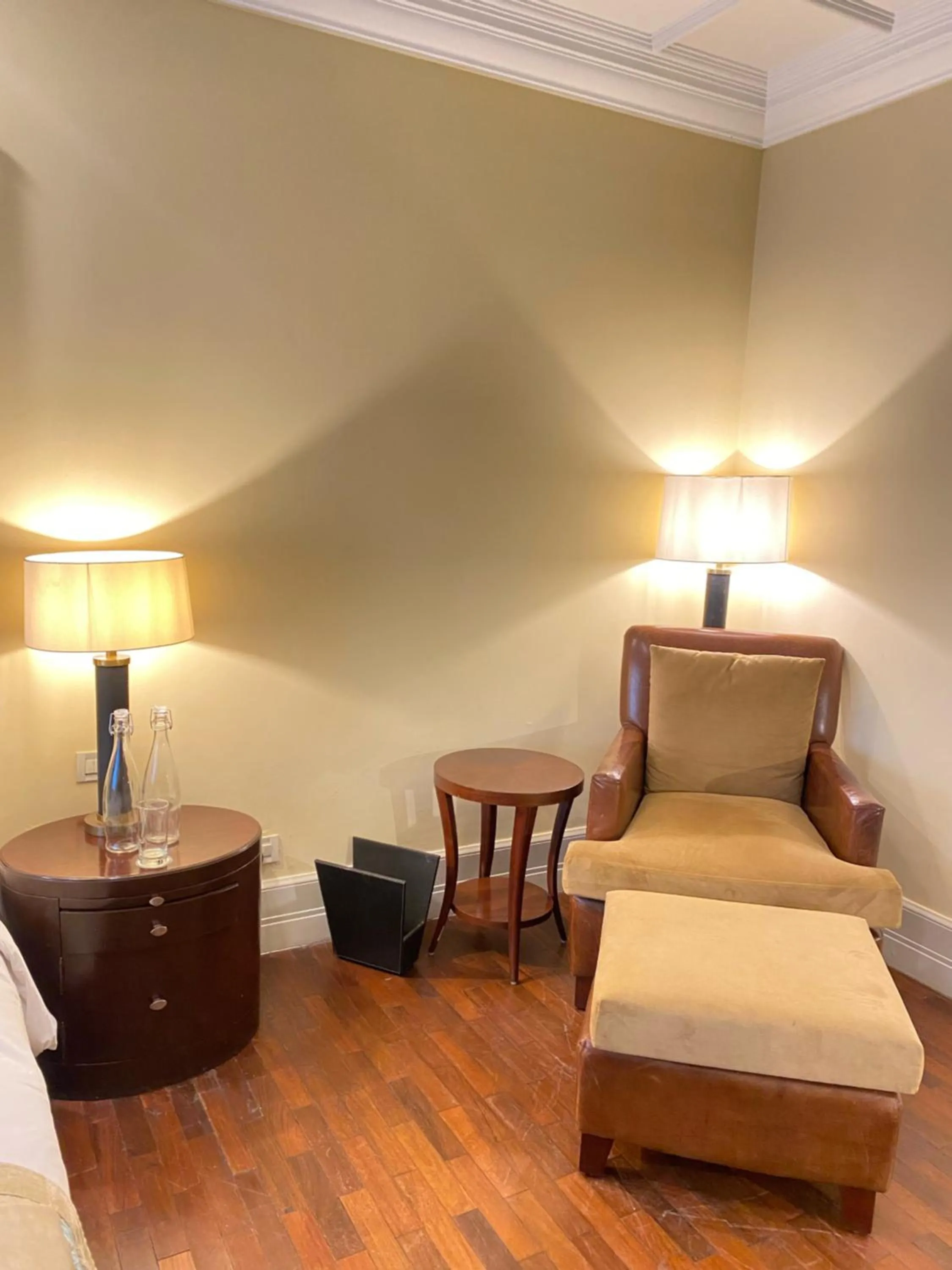 Seating area in The Claridges New Delhi