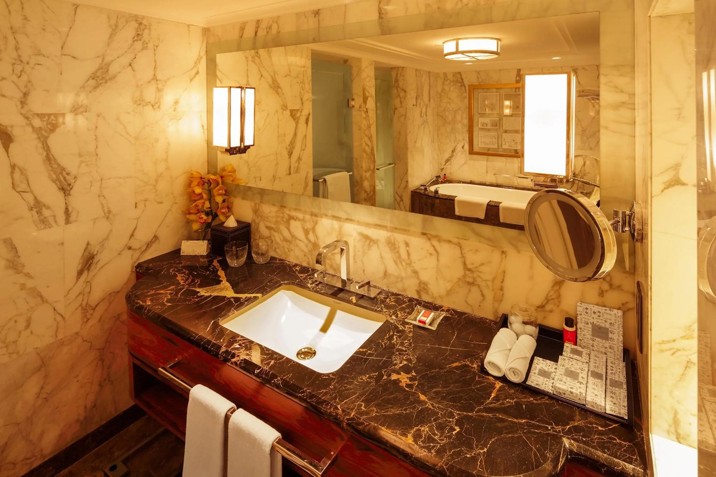Bathroom in The Claridges New Delhi
