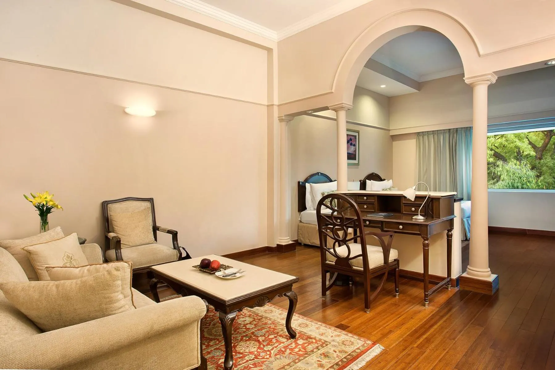 Living room in The Claridges New Delhi