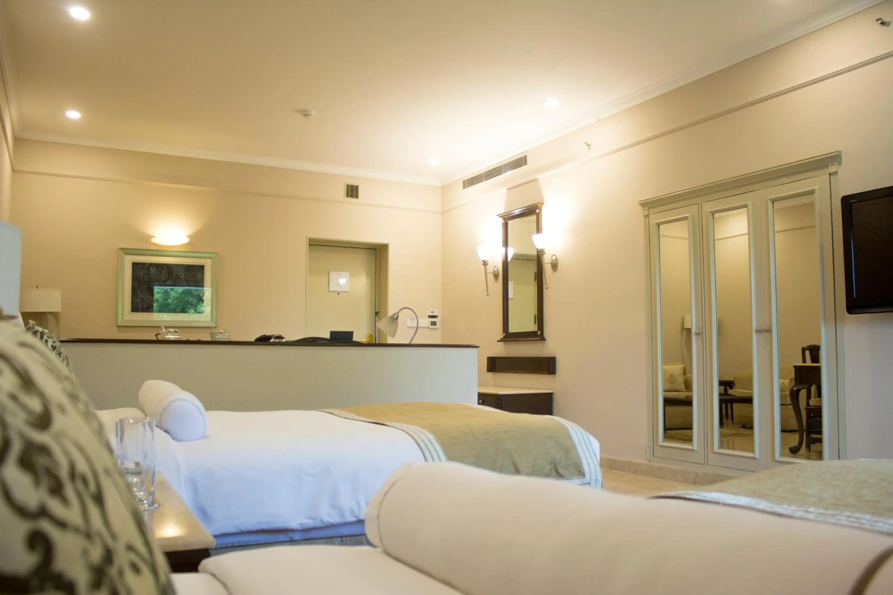 Bedroom, Bed in The Claridges New Delhi