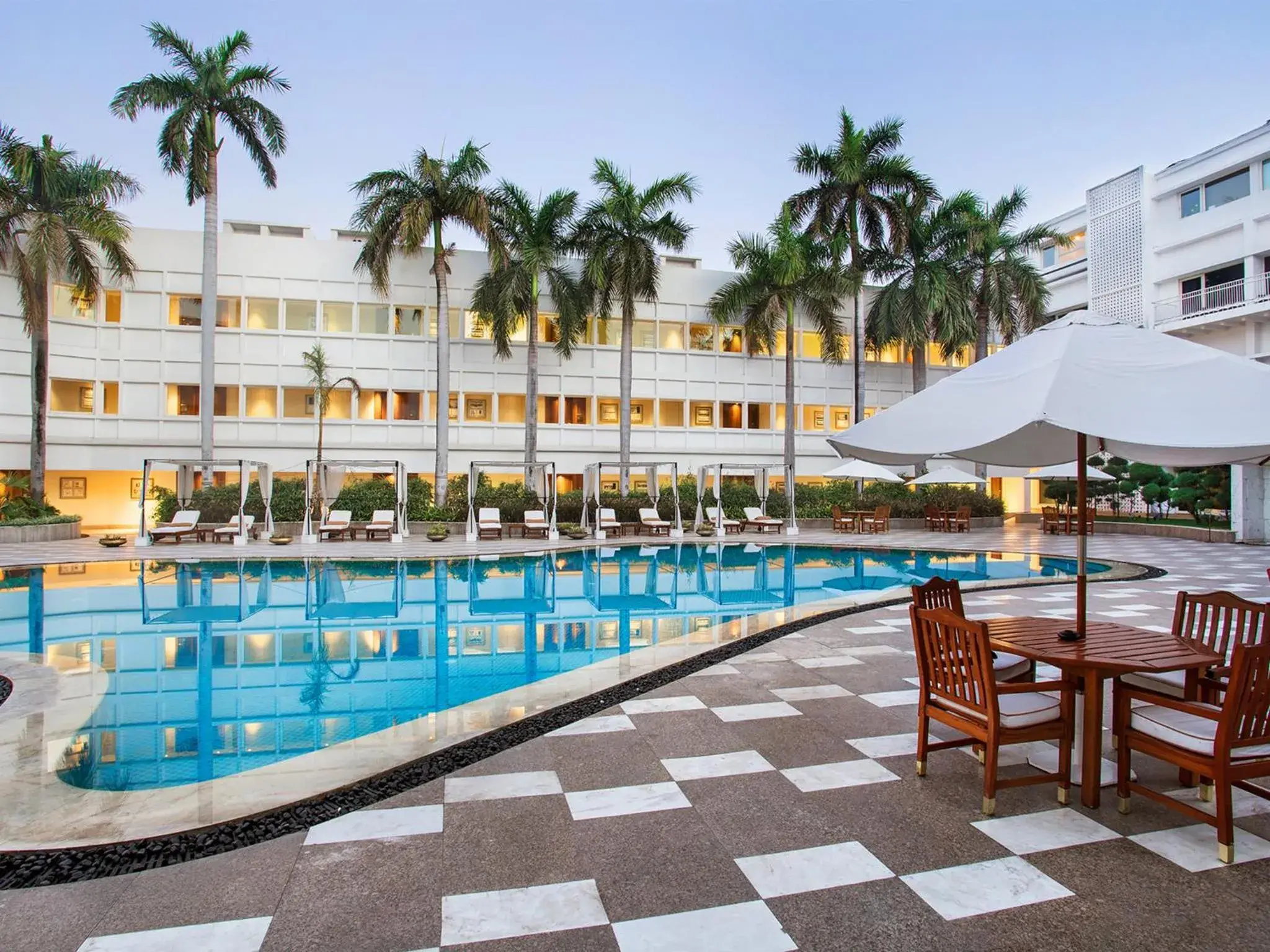 Swimming pool in The Claridges New Delhi Swimming pool in The Claridges New Delhi