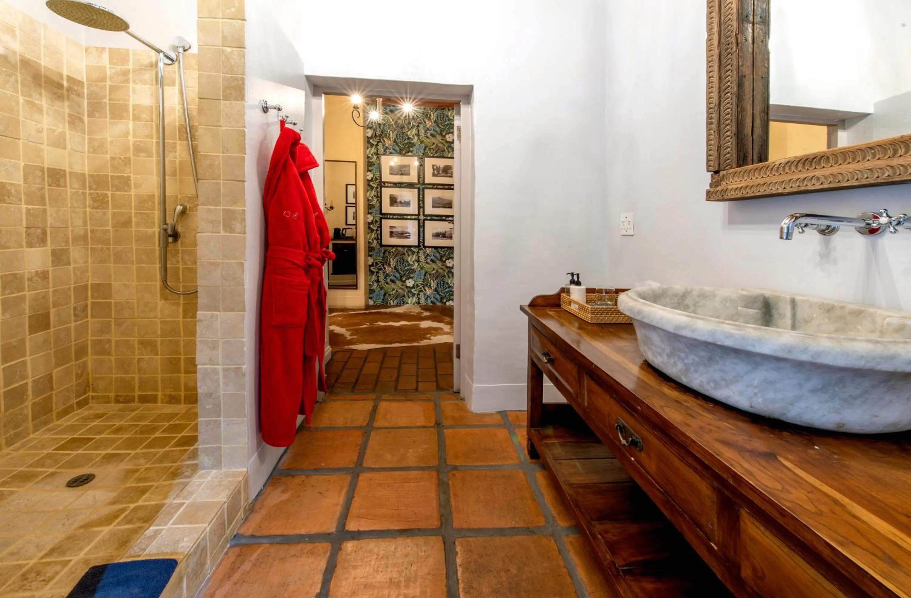 Bathroom in Avondrood Guest House by The Oyster Collection