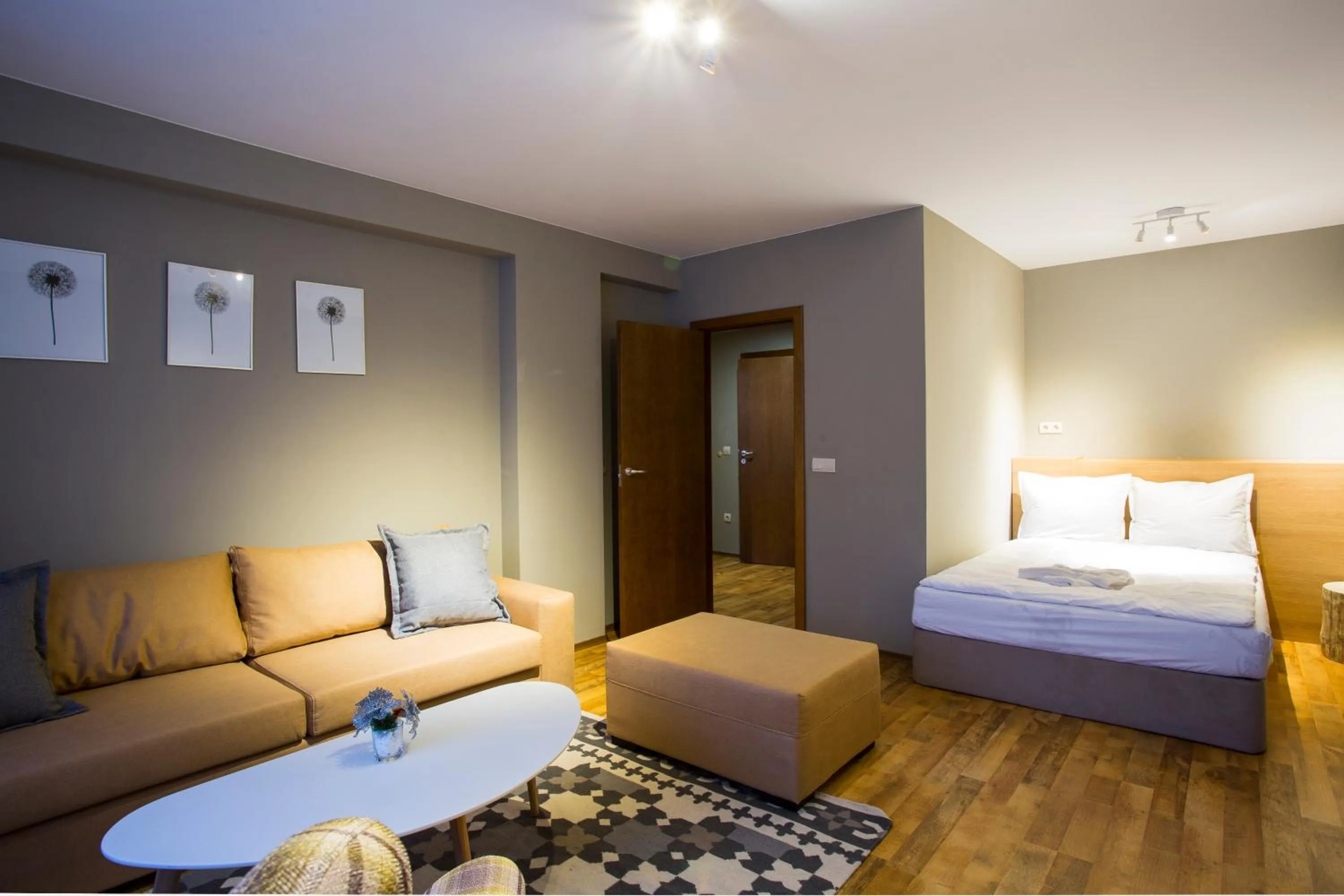 Bed in Sunny Hills Ski&Wellness