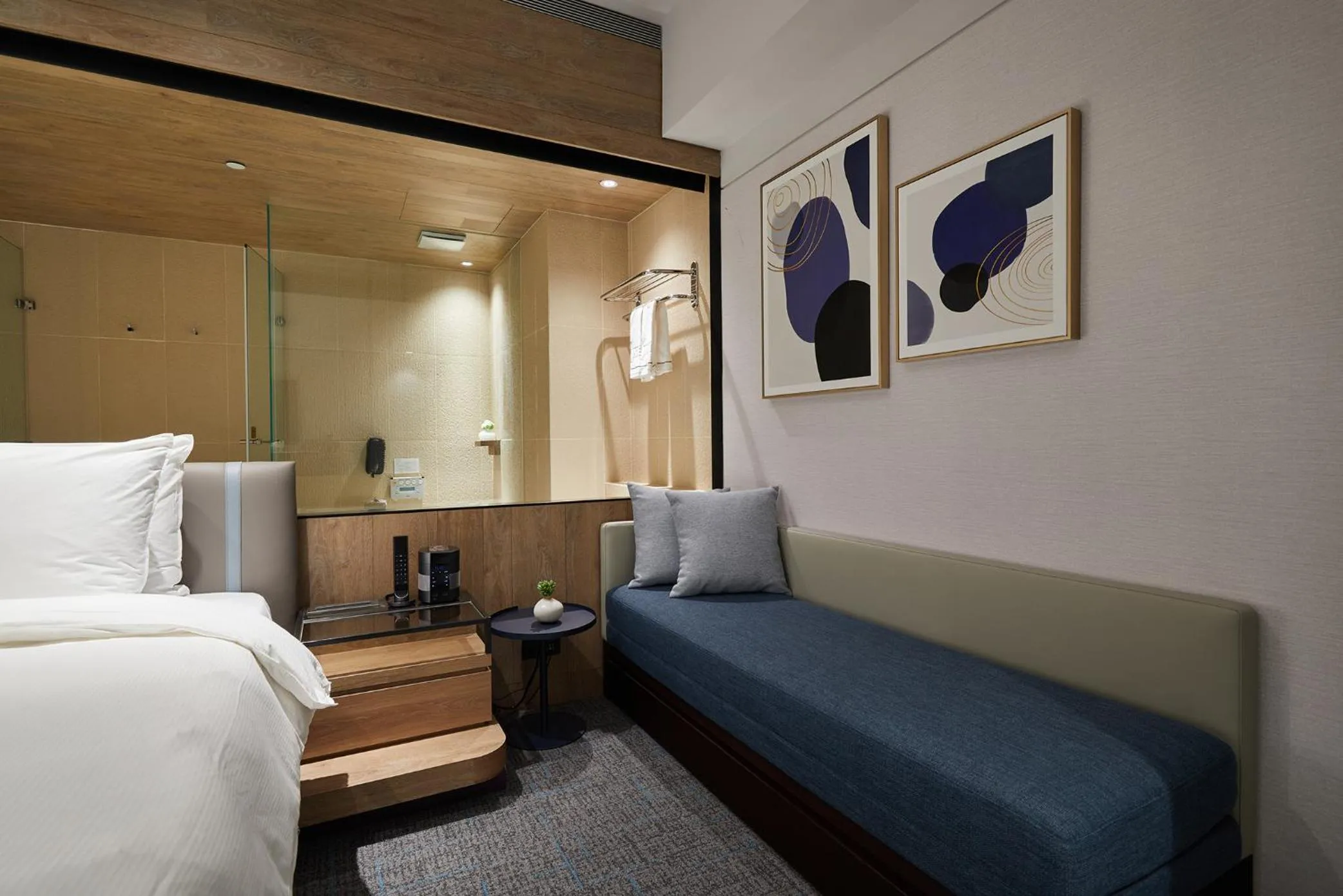 On site, Bed in K Hotel Taipei Nanjing