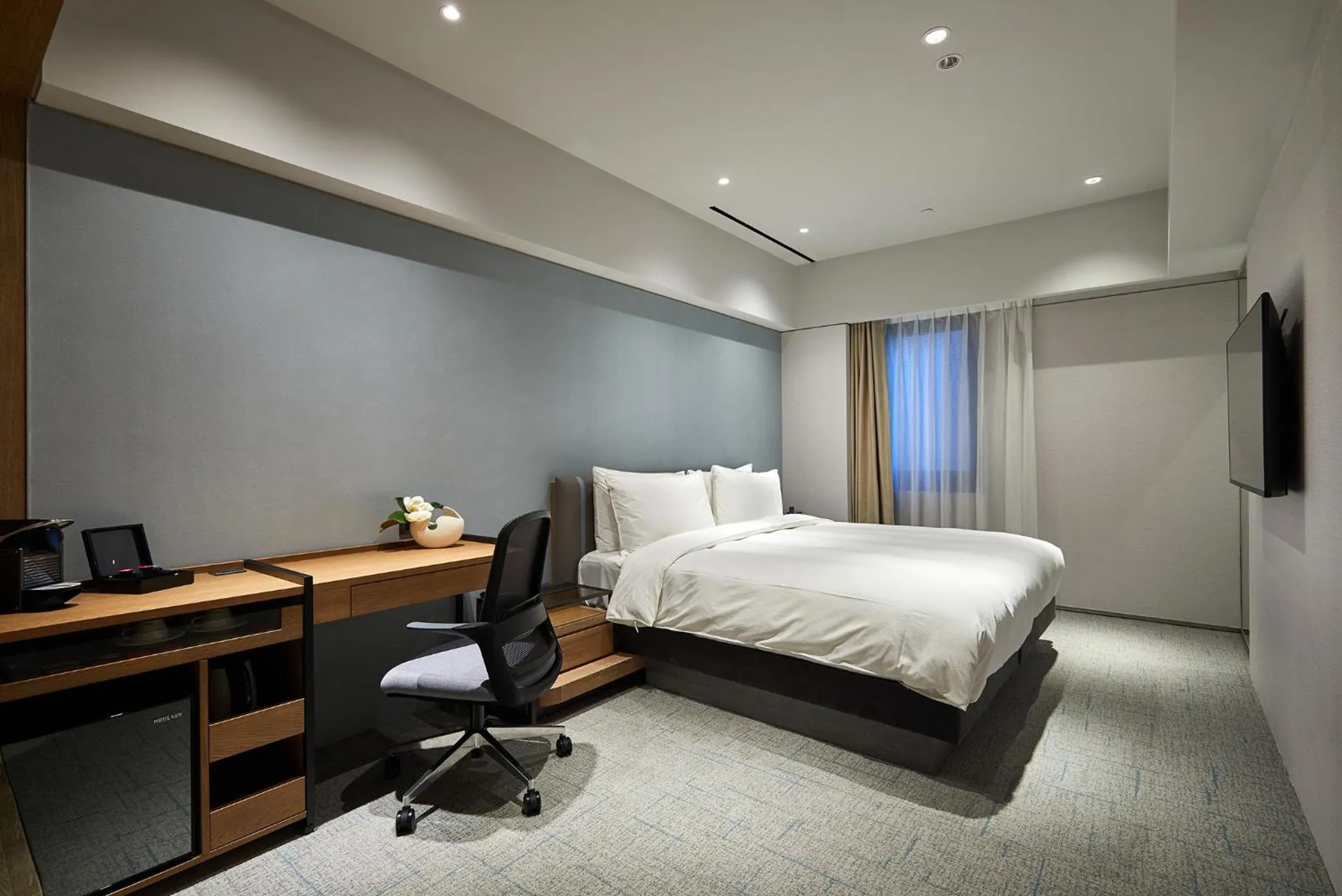 On site, Bed in K Hotel Taipei Nanjing