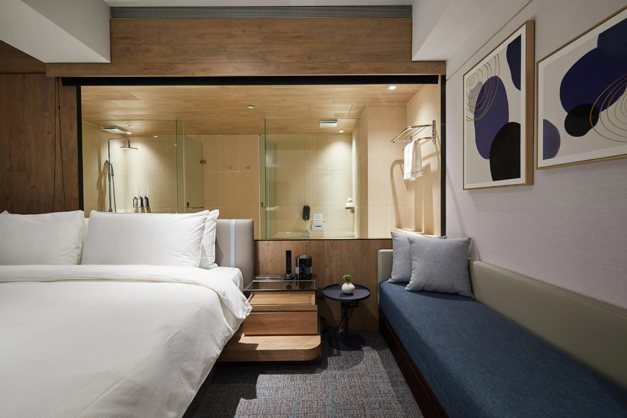 On site, Bed in K Hotel Taipei Nanjing