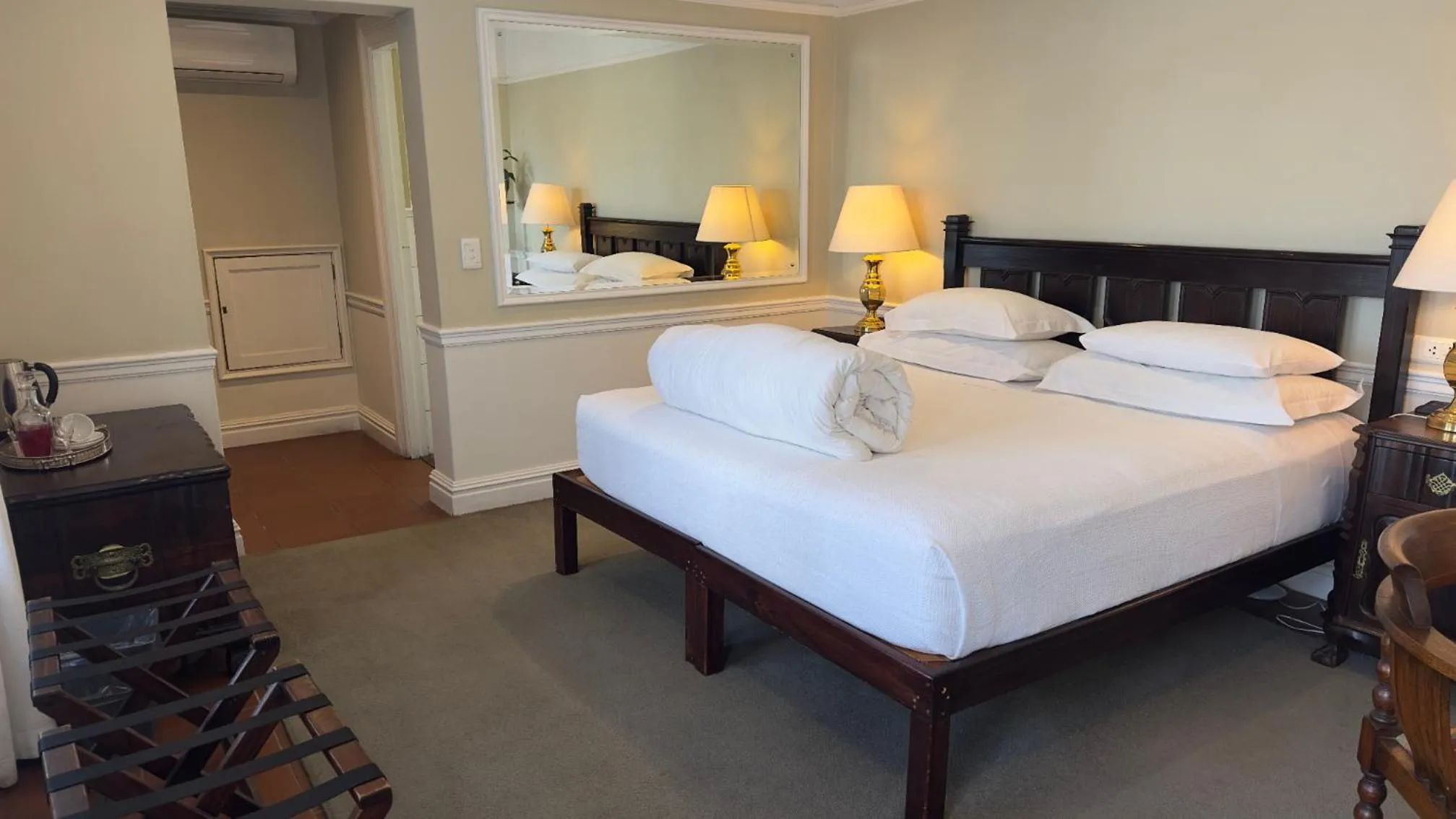 Bed in Tintagel Guest House