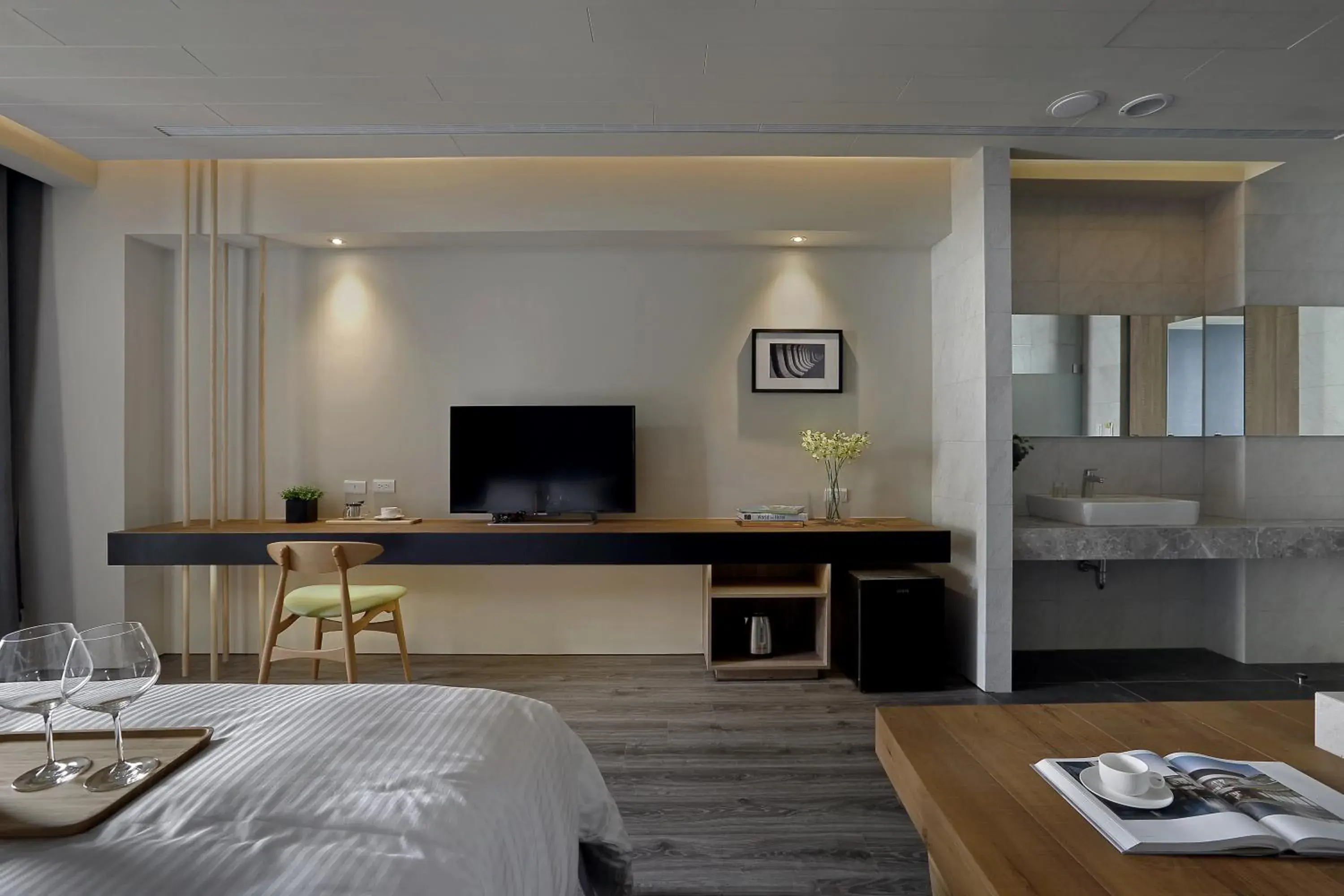 TV and multimedia, Bed in Sun Moon Lake Blue Sky Bay B&B TV and multimedia, Bed in Sun Moon Lake Blue Sky Bay B&B