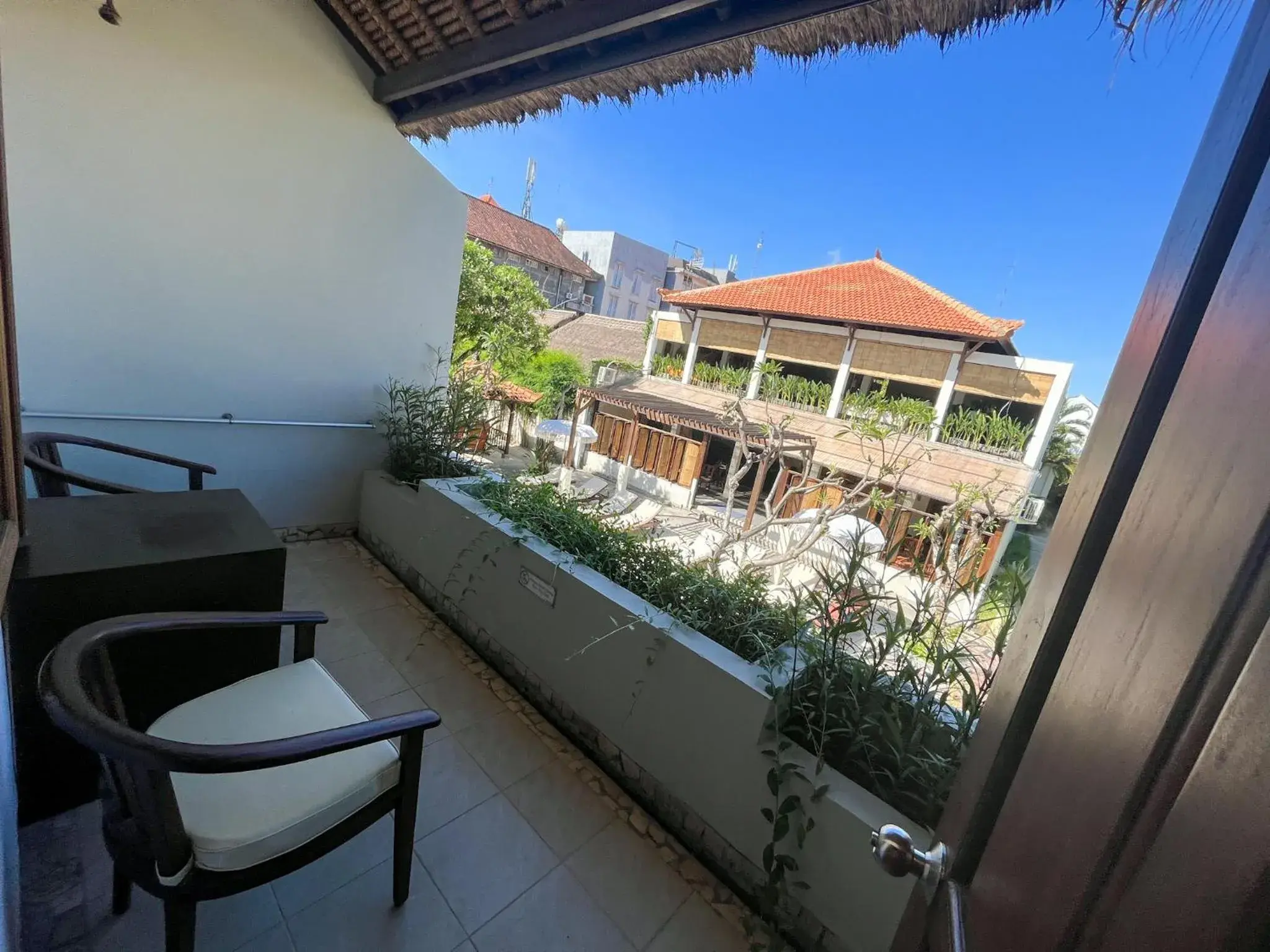 Balcony/Terrace in The Lagoon Bali Pool Hotel and Suites